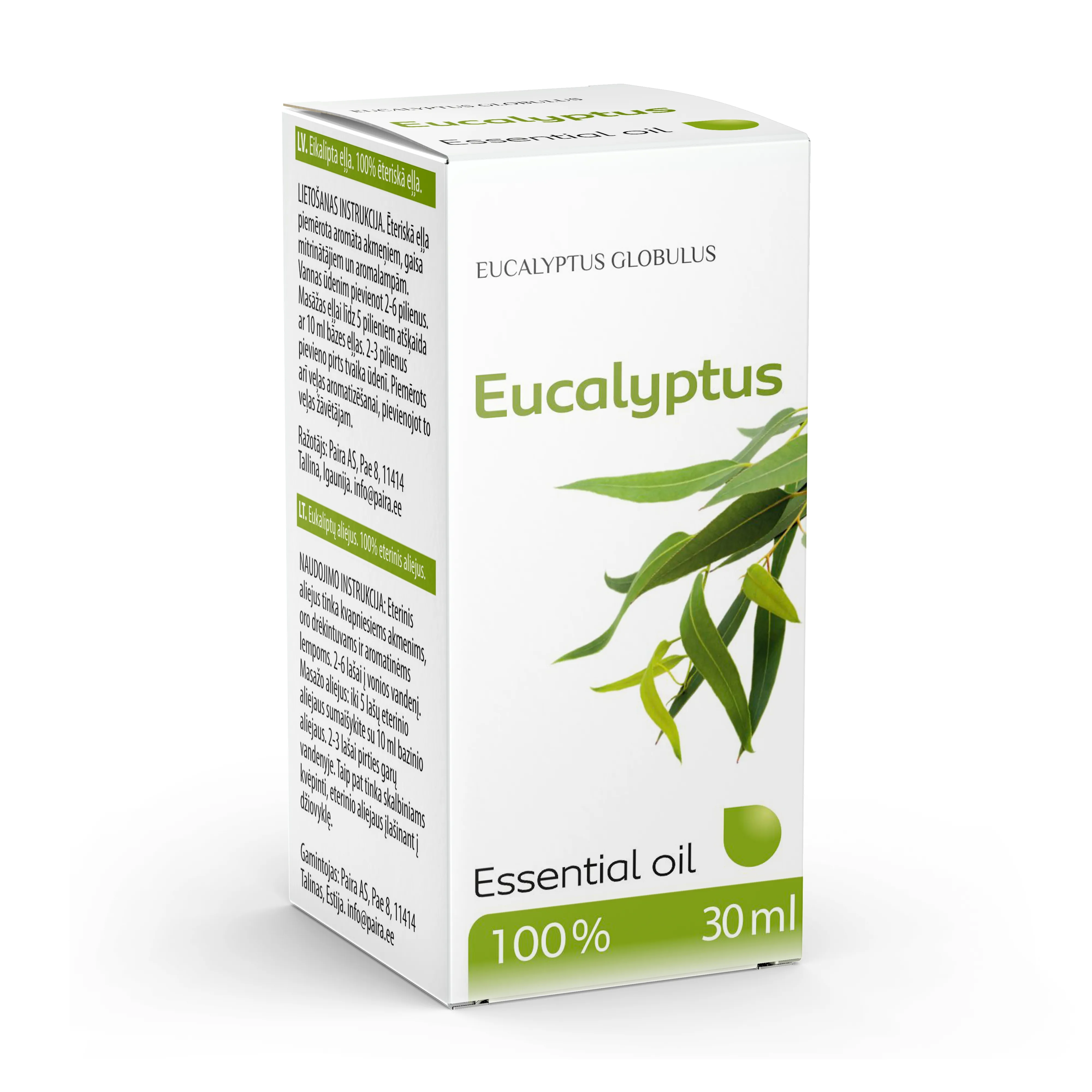 PAIRA EUKALÜPTIÕLI 30ML - Tootepilt 