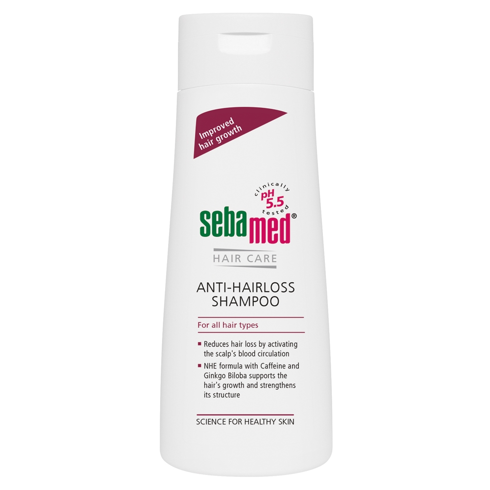 SEBAMED SHAMPOON JUUSTE VÄLJALANGEMISE VASTU 200ML - Tootepilt 