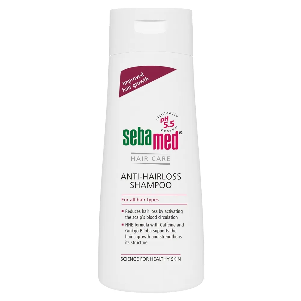 SEBAMED SHAMPOON JUUSTE VÄLJALANGEMISE VASTU 200ML - Tootepilt 