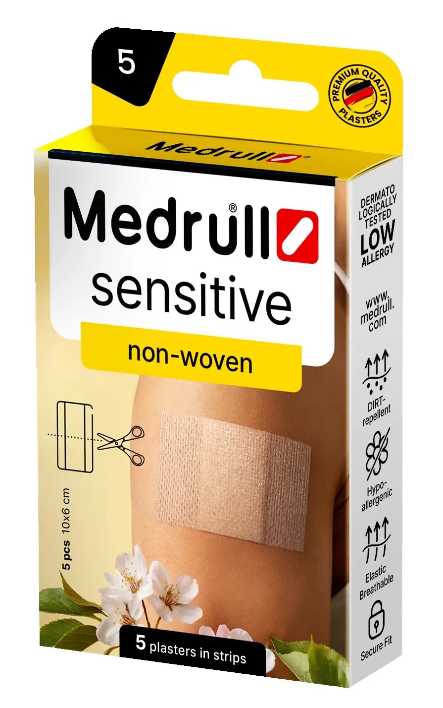 MEDRULL PLAASTER SENSITIVE 10X6CM N5 LÕIGATAV - Tootepilt 