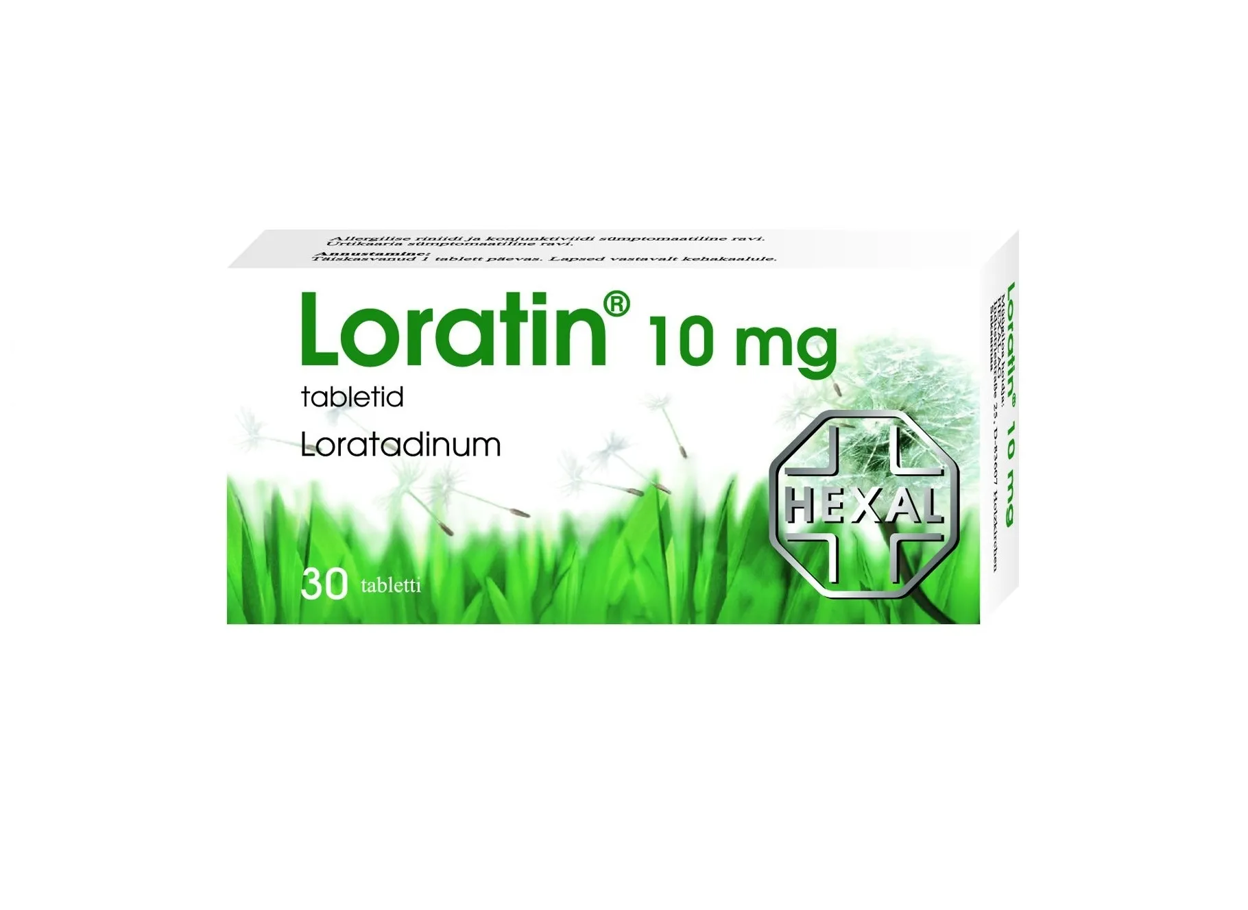 LORATIN TBL 10MG N30 - Tootepilt 