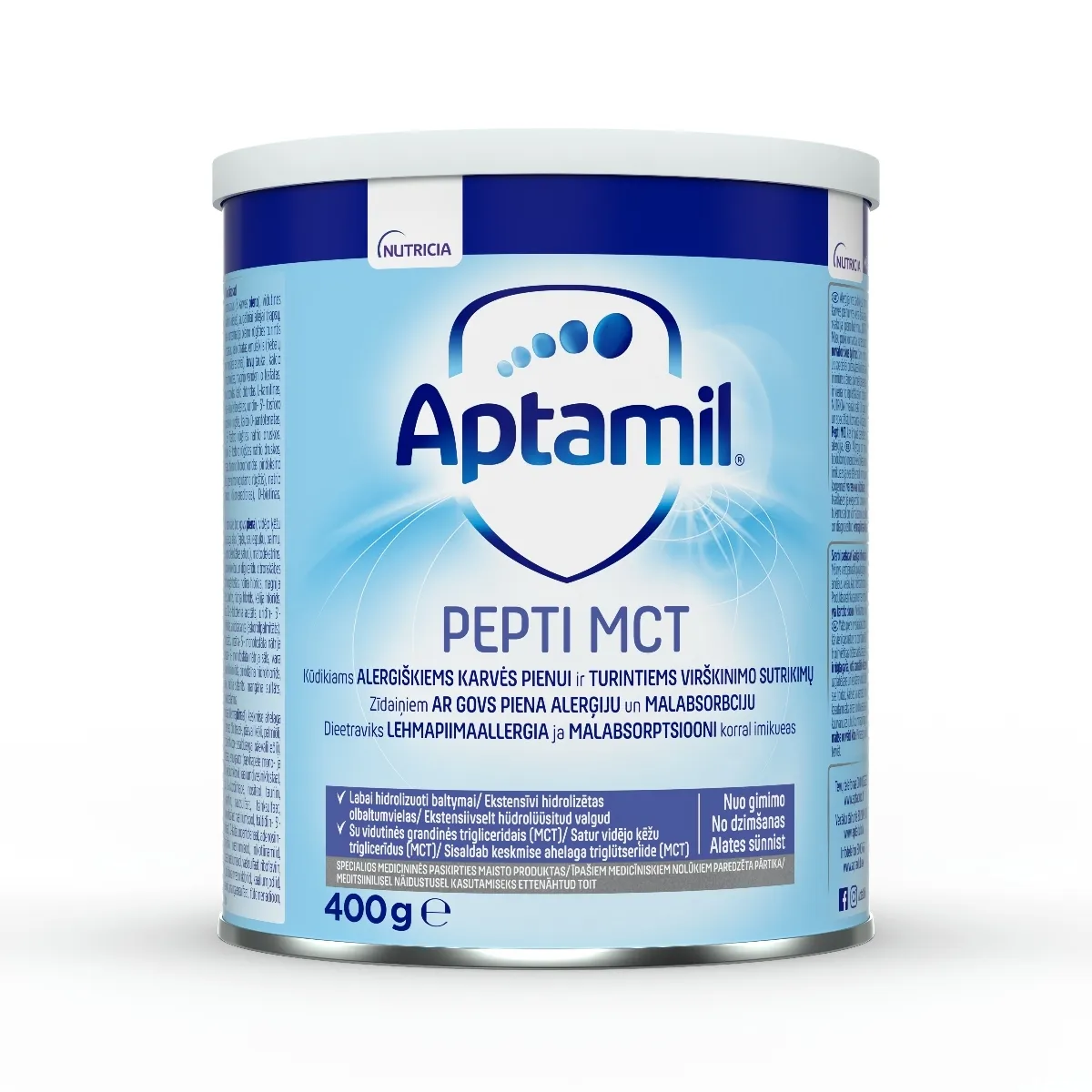 APTAMIL PEPTI MCT 400G N12 - Tootepilt 