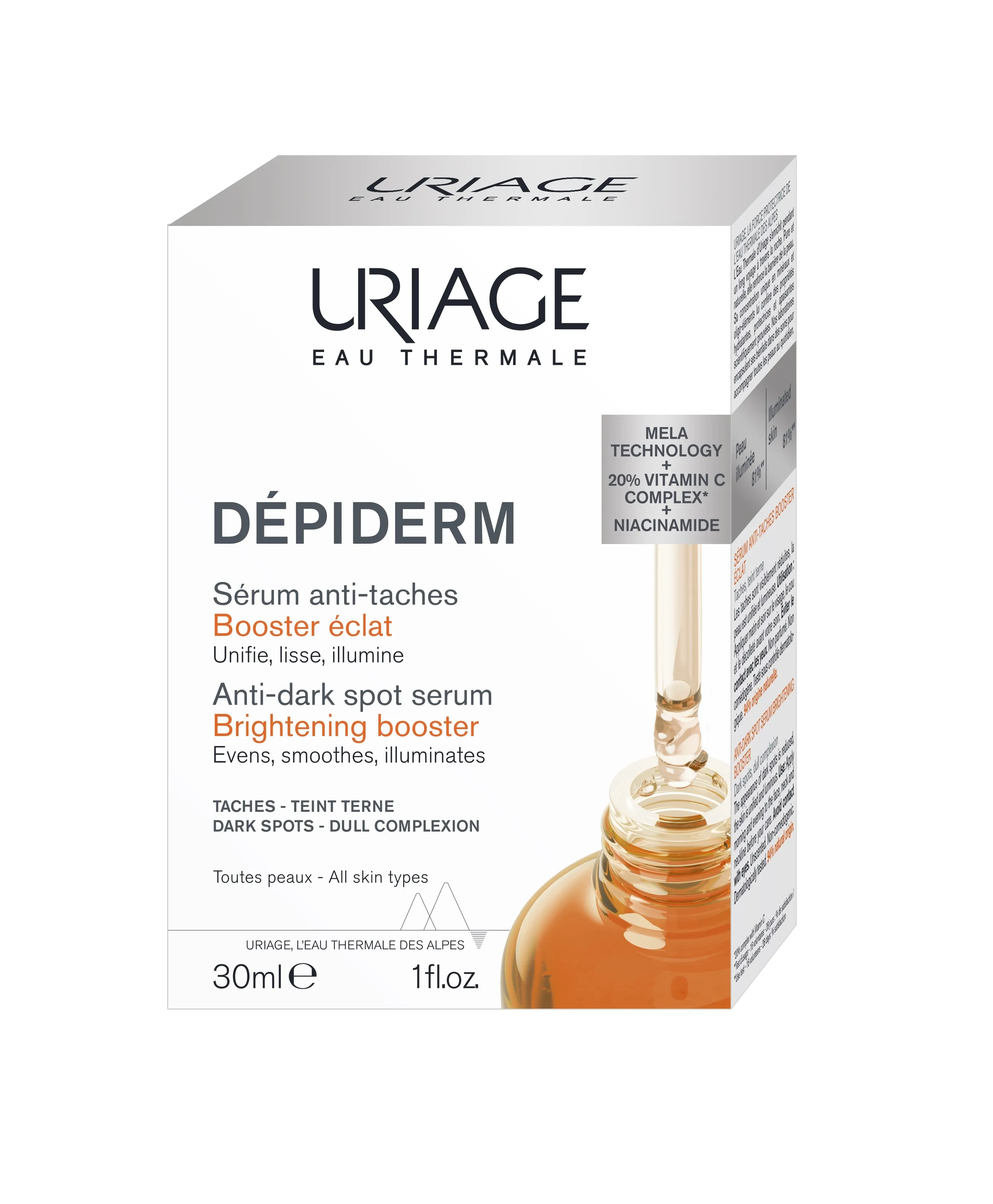 URIAGE DEPIDERM SEERUM-BOOSTER 30ML - Tootepilt 
