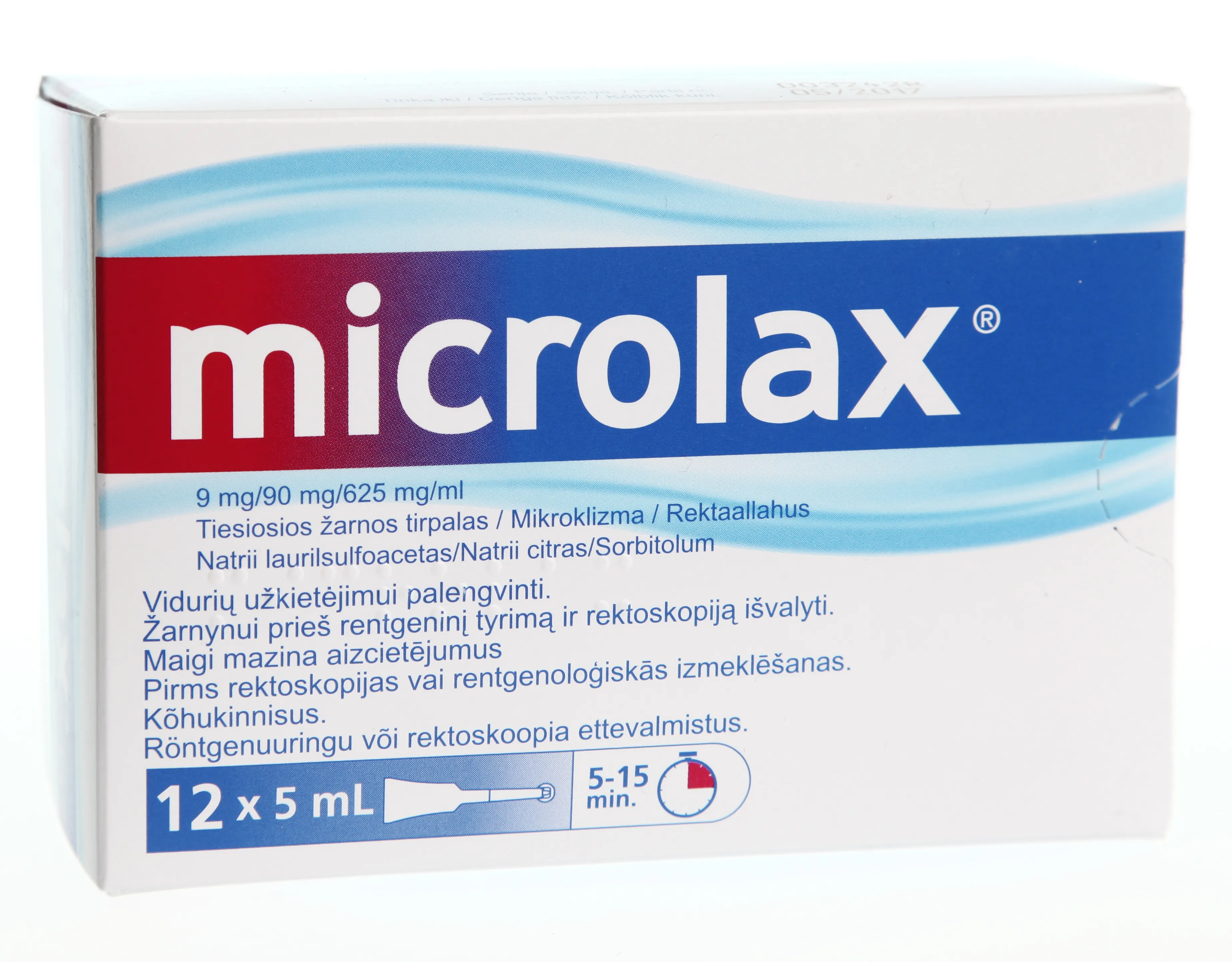 MICROLAX REKTAALLAHUS 9+625+90MG/1ML 5ML N12 - Tootepilt 