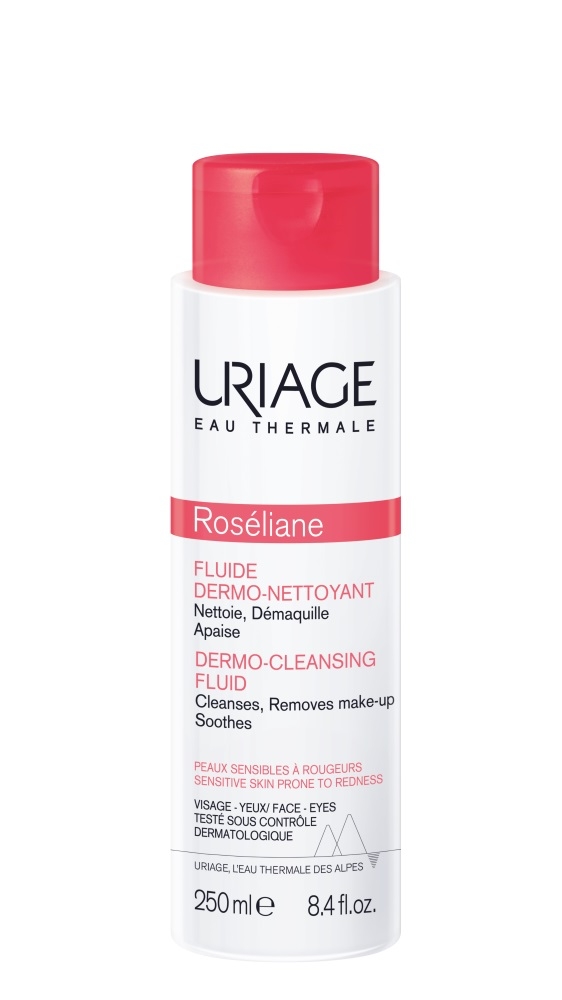 URIAGE ROSELIANE PUHASTUSEMULSIOON PUNETAVALE NAHALE 250ML - Tootepilt 