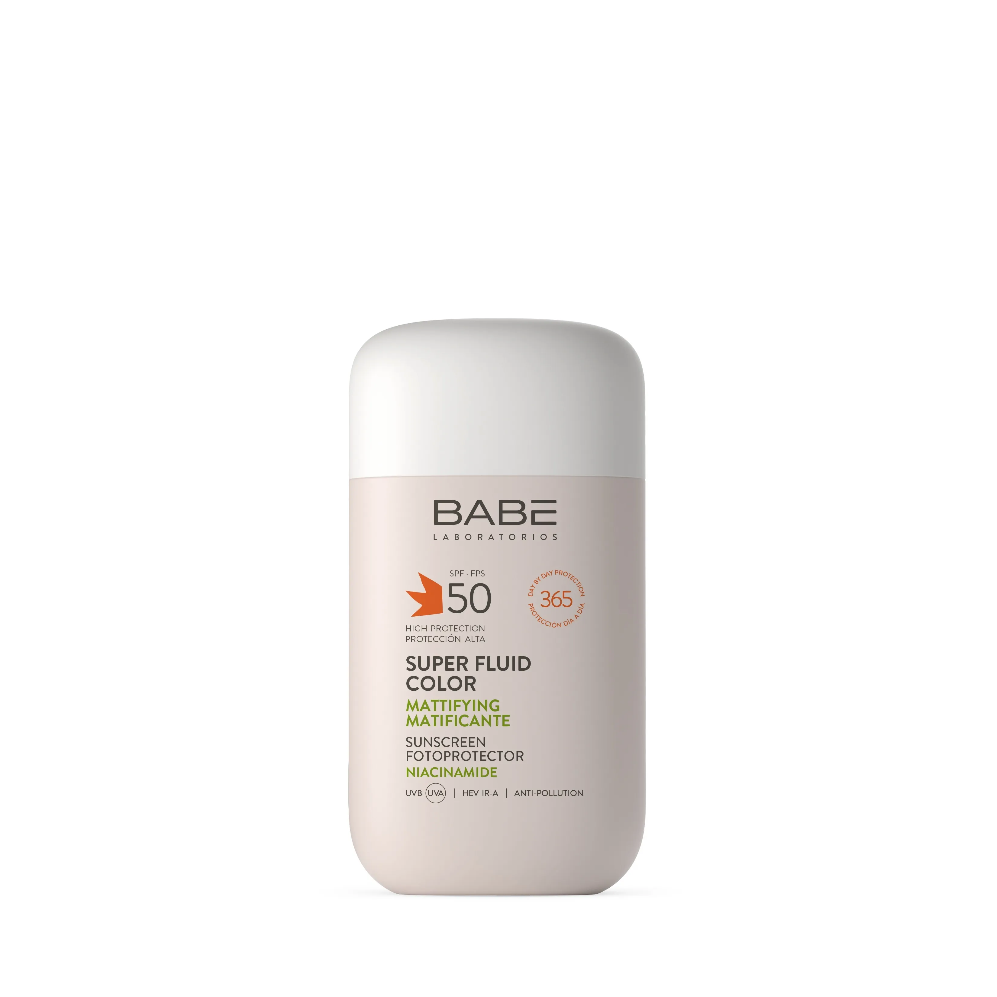 BABE SUPER FLUID EMULSIOON NÄOLE MATISTAV SPF50 TOONIV 50ML - Tootepilt 5