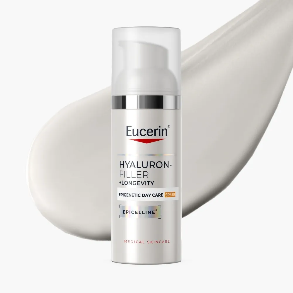 EUCERIN HYALURON FILLER+LONGEVITY PÄEVAKREEM SPF30 50ML - Tootepilt 