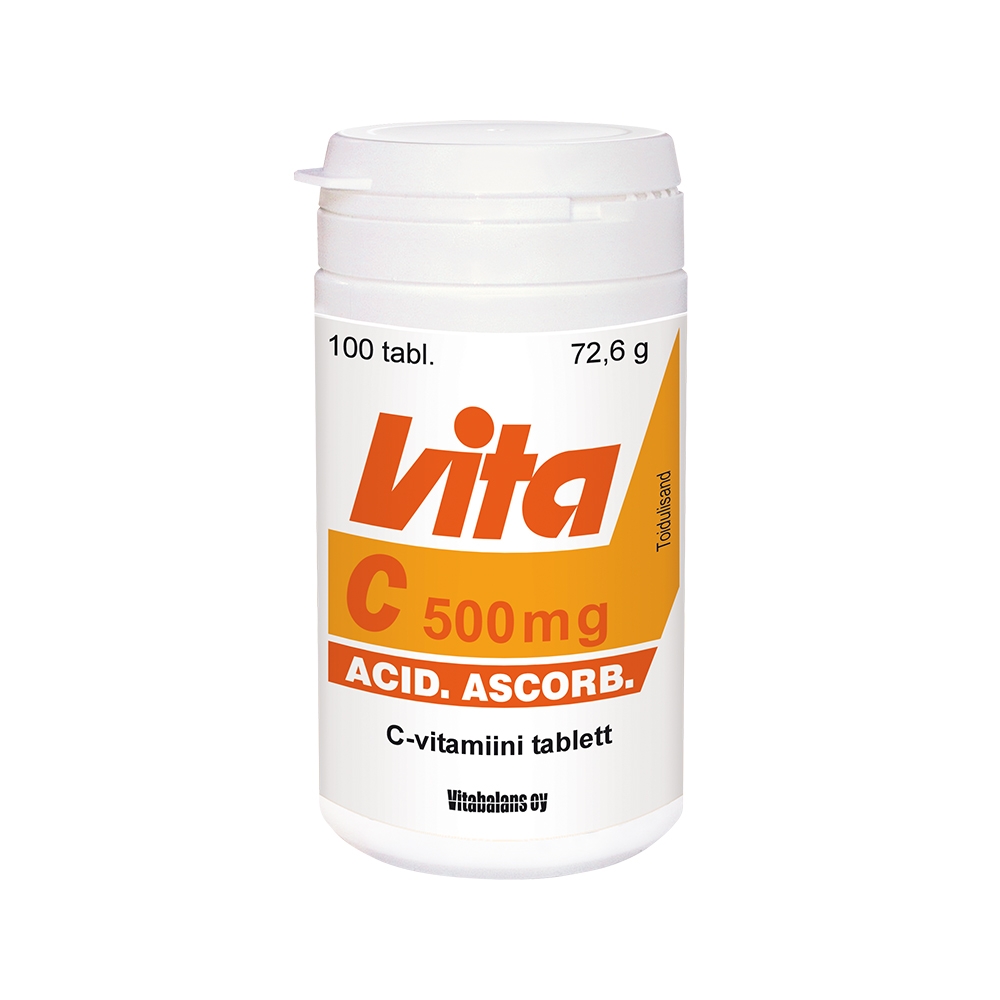 VITA-C TBL 500MG N100 - Tootepilt 