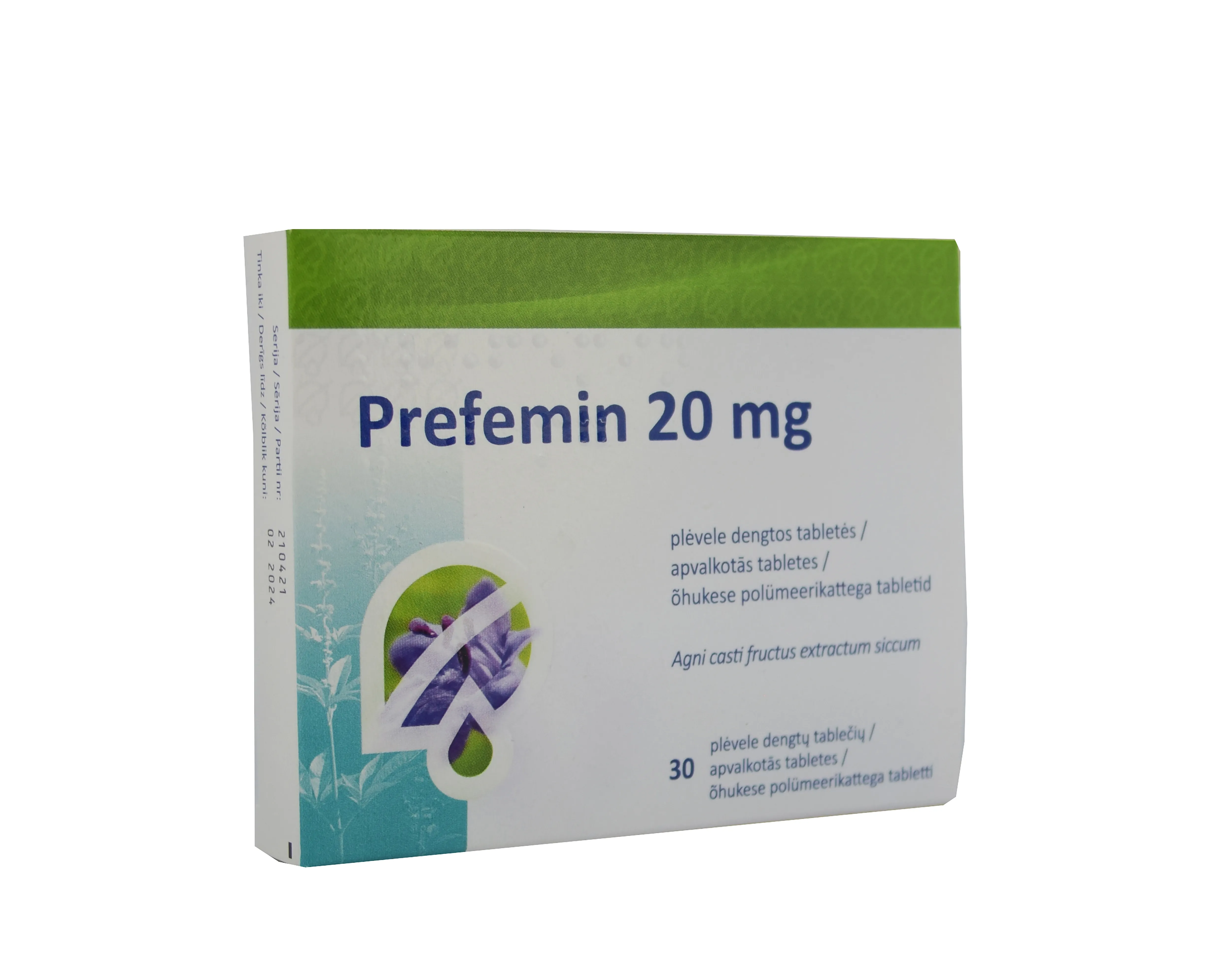 PREFEMIN TBL 20MG N30 - Tootepilt 