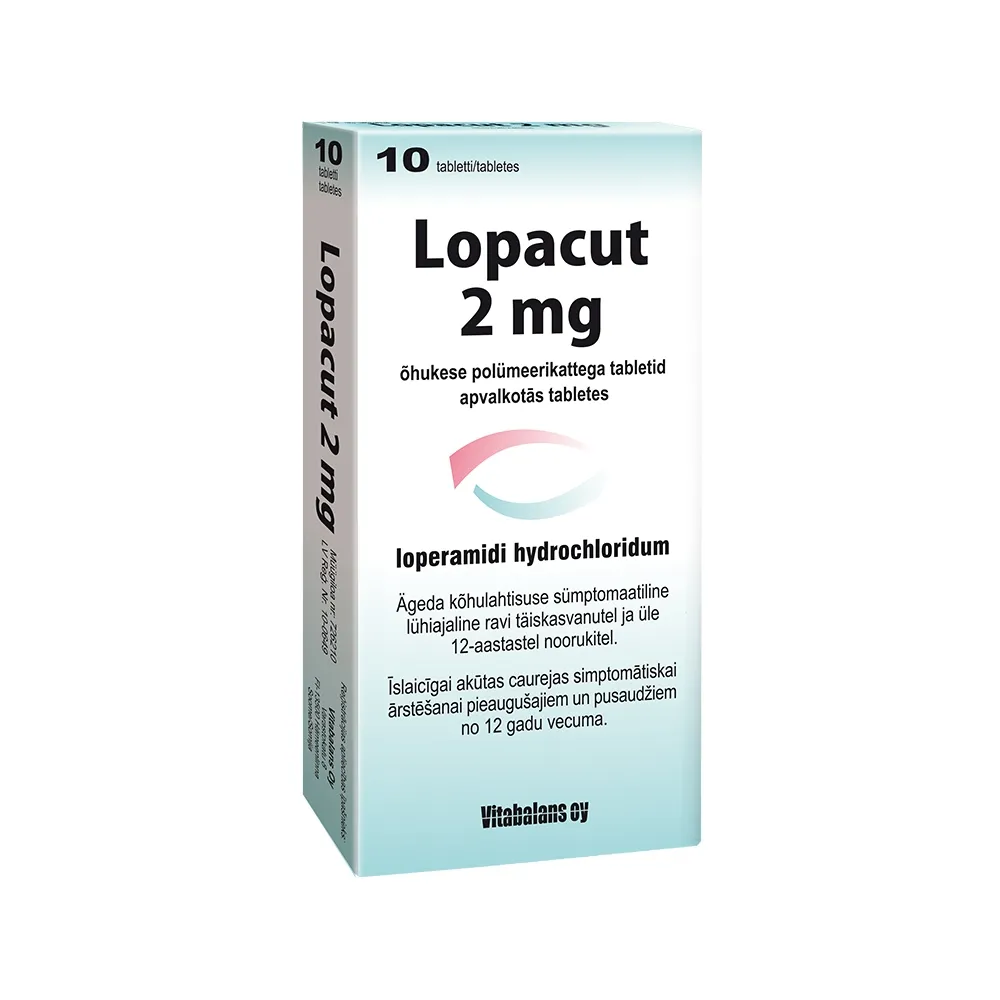 LOPACUT TBL 2MG N10 - Tootepilt 