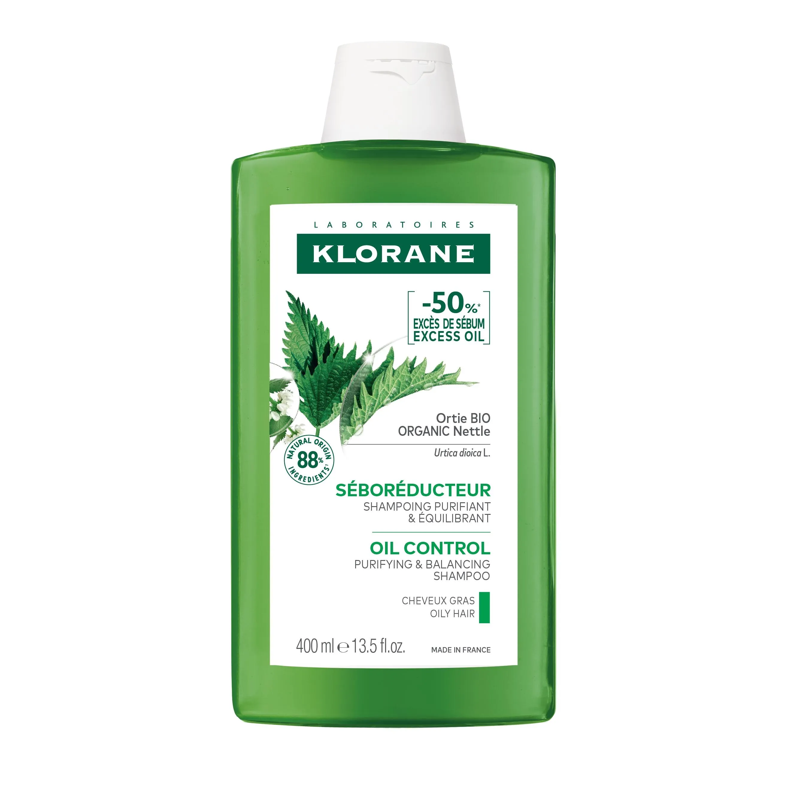 KLORANE SHAMPOON NÕGESE RASUSTELE JUUSTELE 400ML - Tootepilt 