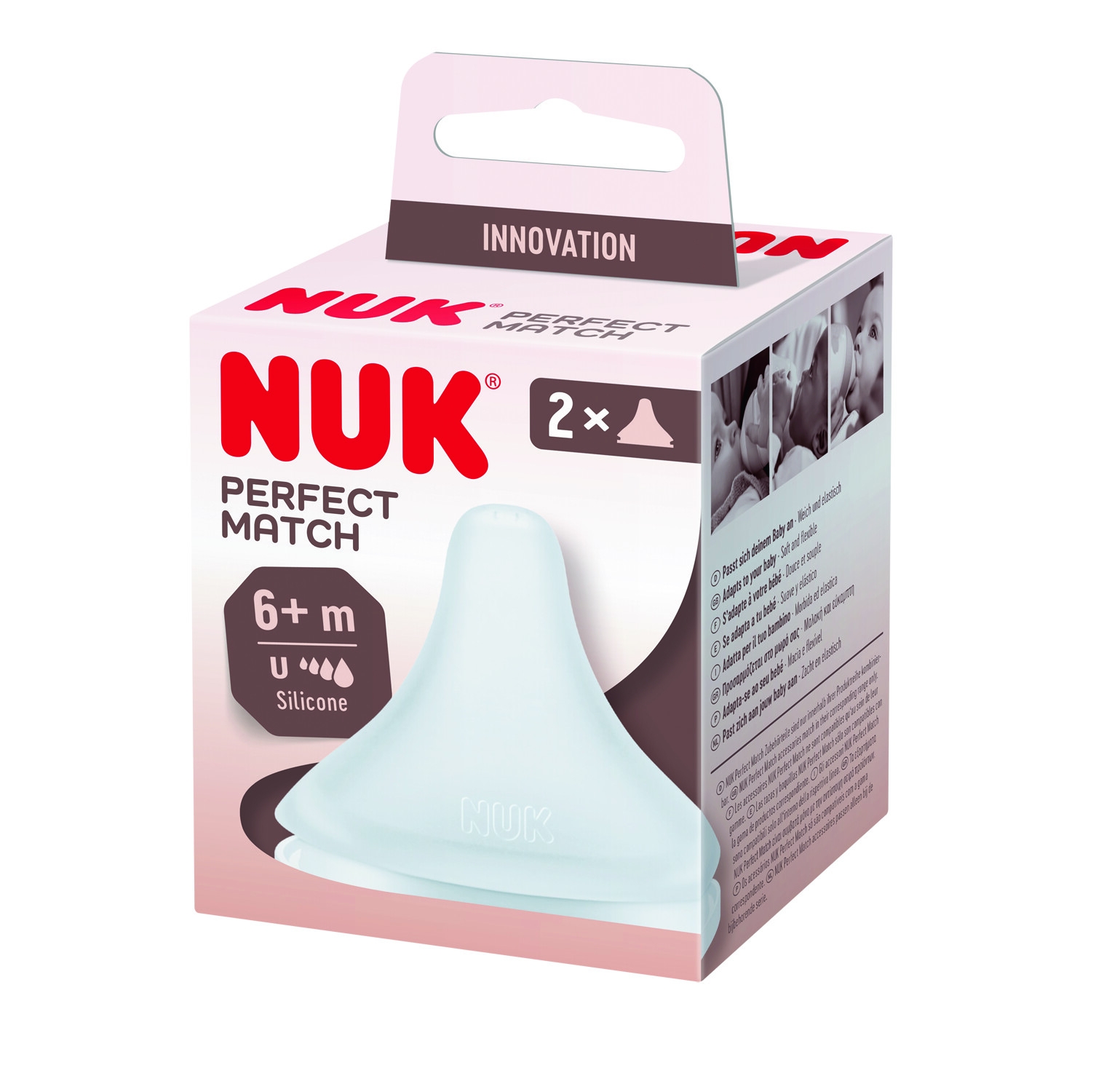 NUK PERFECT MATCH PUDELILUTT SILIK. L (6+KUUD) N2 - Tootepilt 