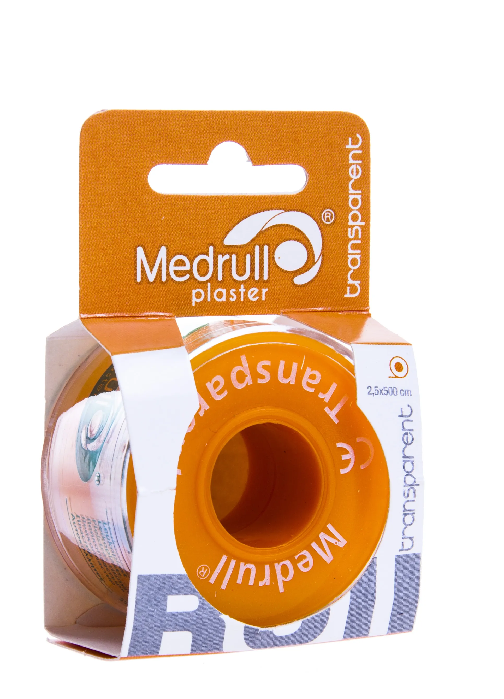 MEDRULL RULLPLAASTER TRANSPARENT 2,5X500CM KARBIS - Tootepilt 