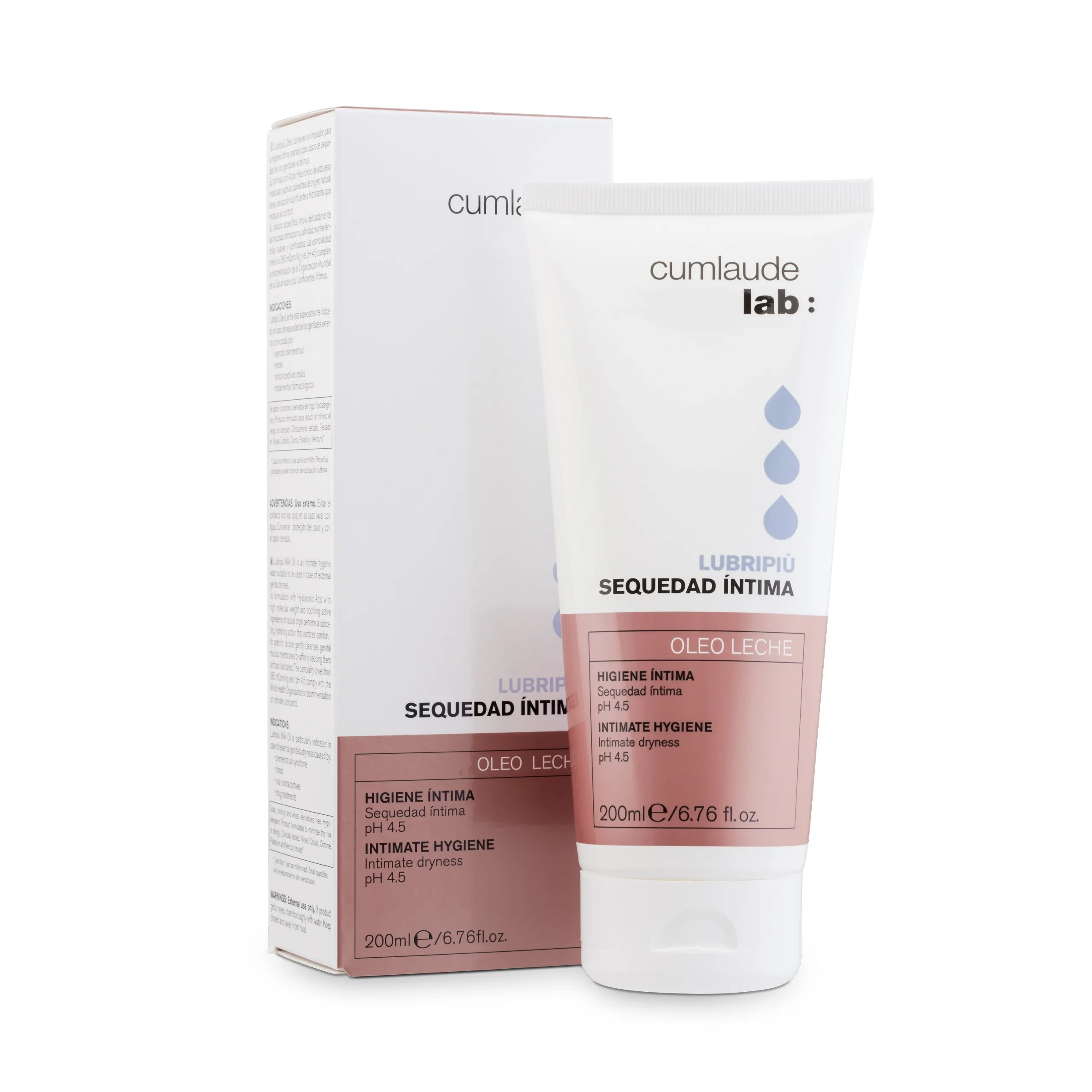 CUMLAUDE LUBRIPIU INTIIMPESUKREEM NIISUTAV 200ML - Tootepilt 