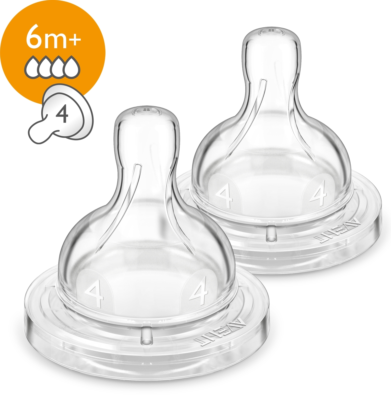 AVENT TOITMISLUTT ANTI COLIC 6 KUUST (4 AVAGA) 2TK - Tootepilt 