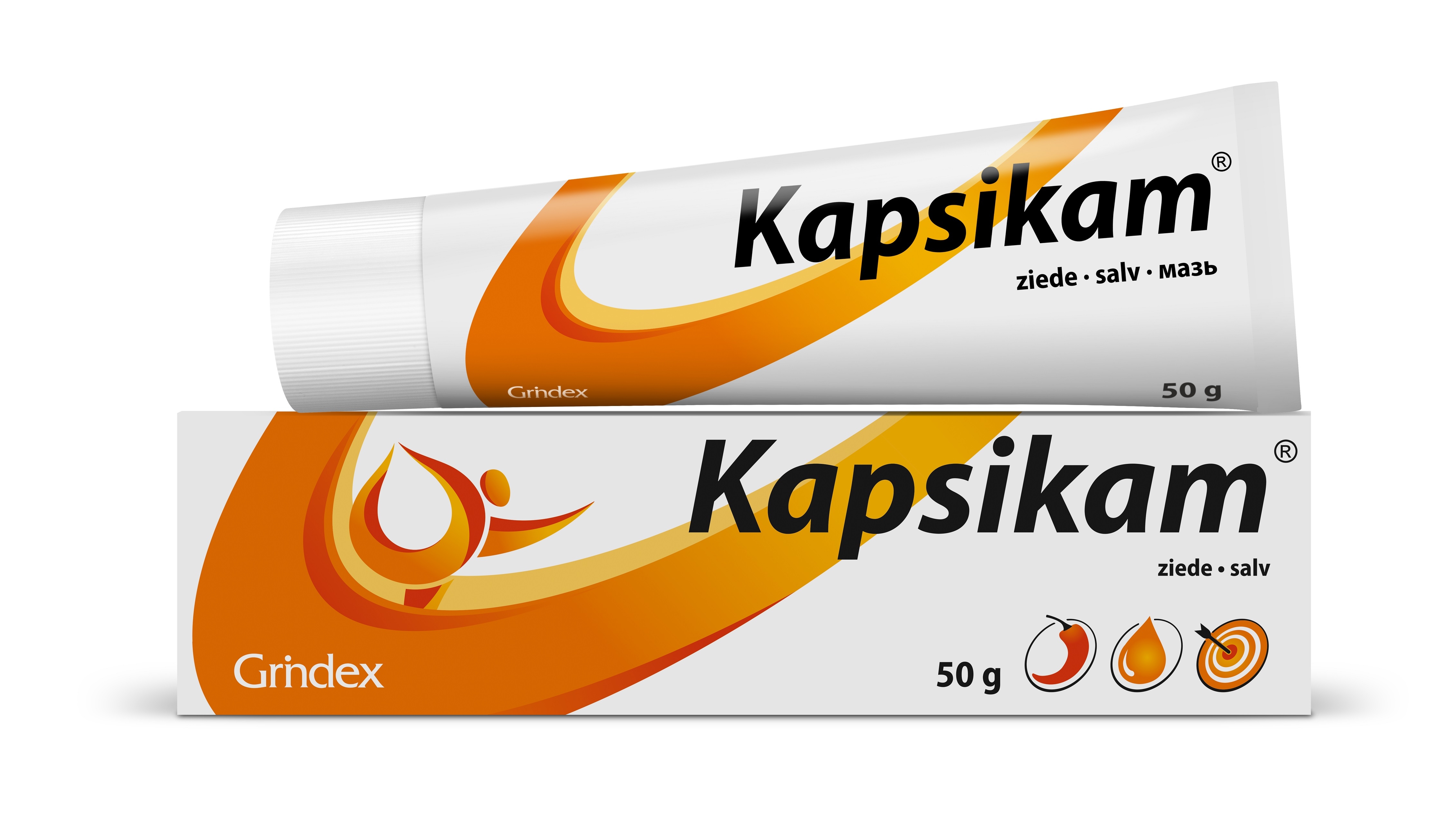 KAPSIKAM SALV 20MG+2MG+30MG+30MG+50MG/G 50G - Tootepilt 1