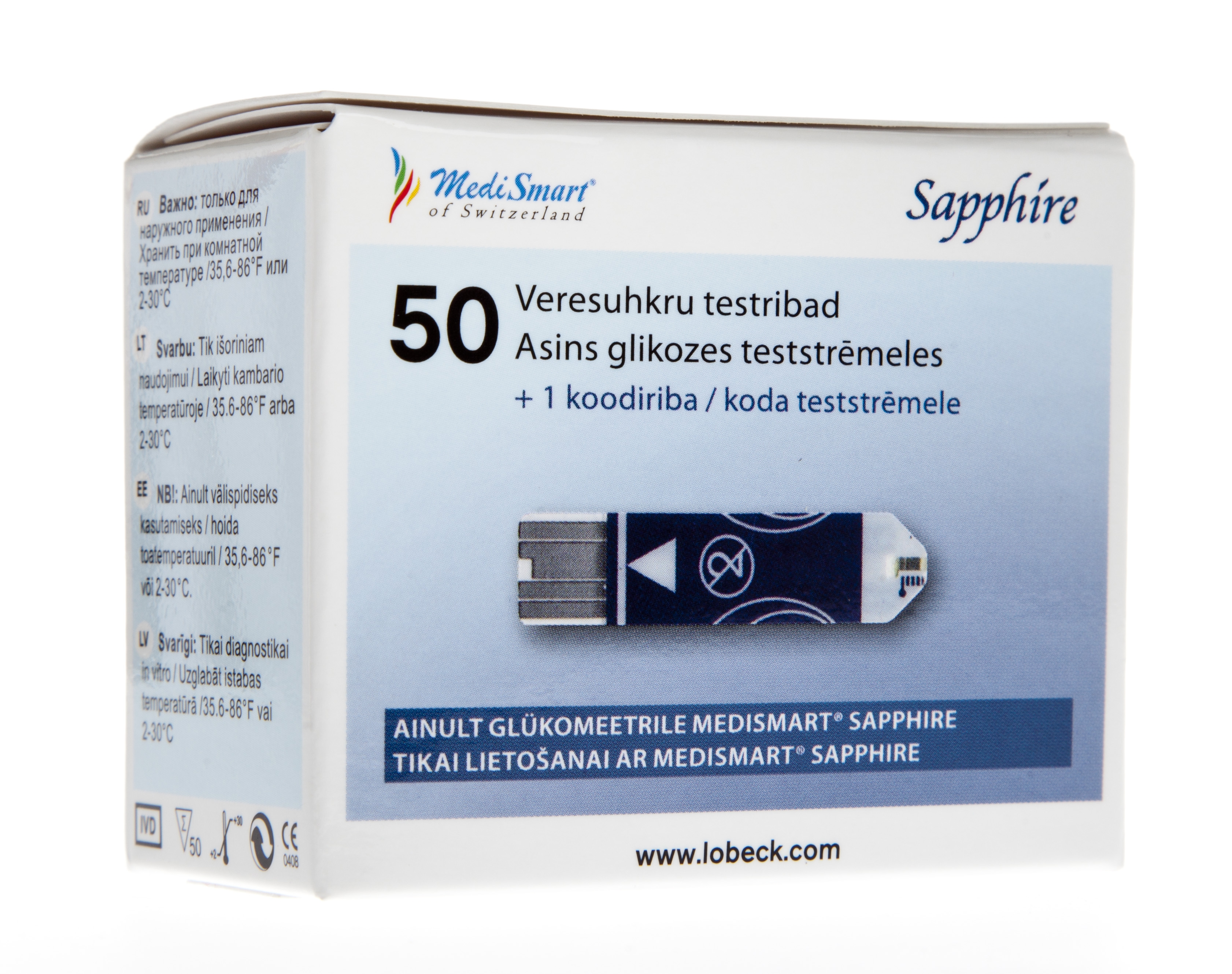 MEDISMART SAPPHIRE TESTRIBAD N50 - Tootepilt 
