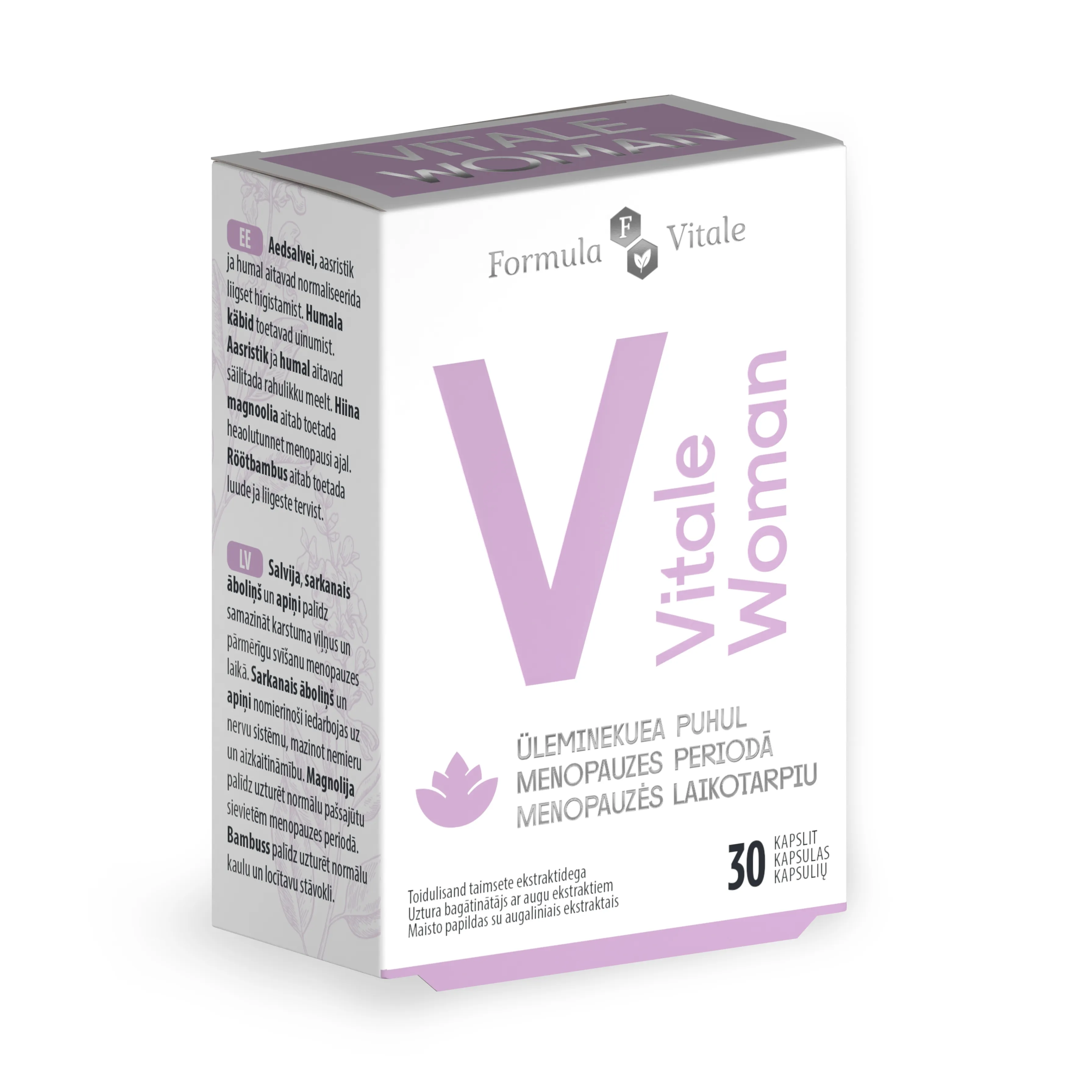 FORMULA VITALE VITALE WOMAN KAPSLID N30 - Tootepilt 