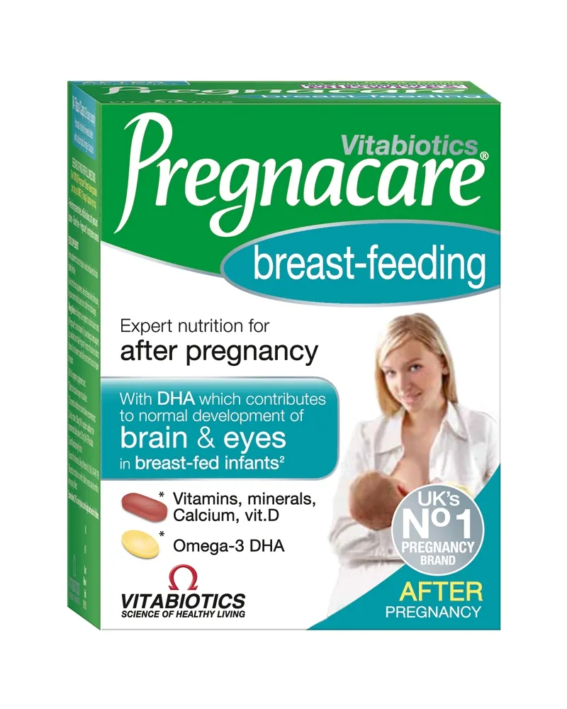 PREGNACARE BREAST-FEEDING DUAL PACK TBL N56/CAPS N28 - Tootepilt 