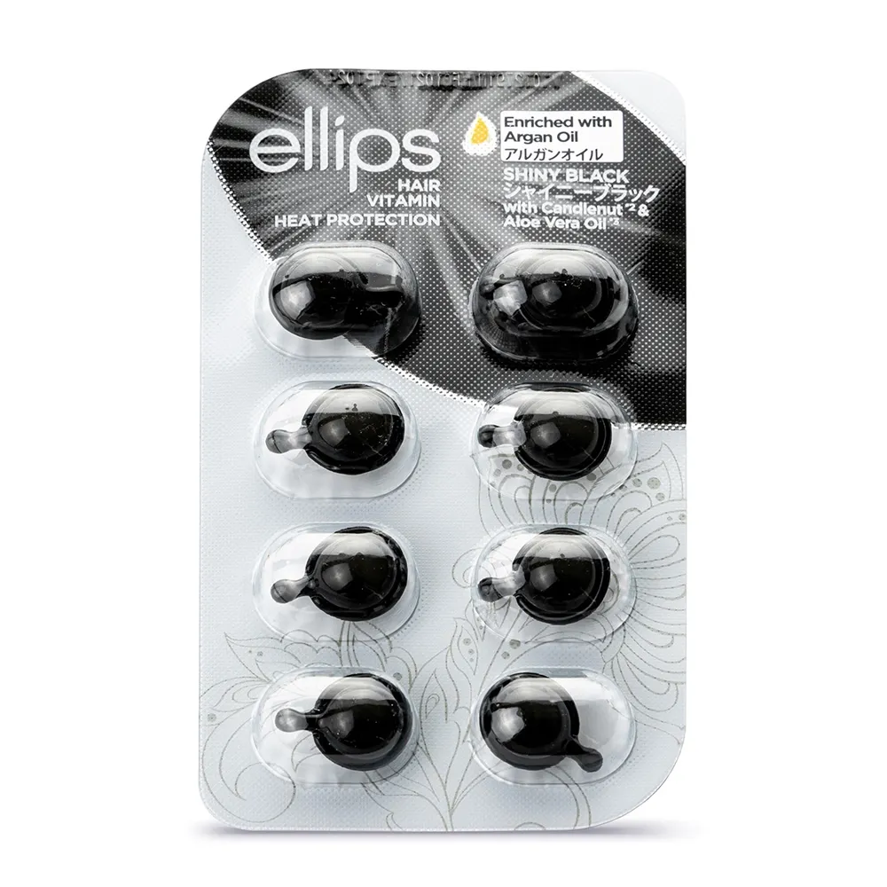 ELLIPS SHINY BLACK JUUSKEVITAMIINID PEALEMÄÄRITAVAD 1ML N8 - Tootepilt 2
