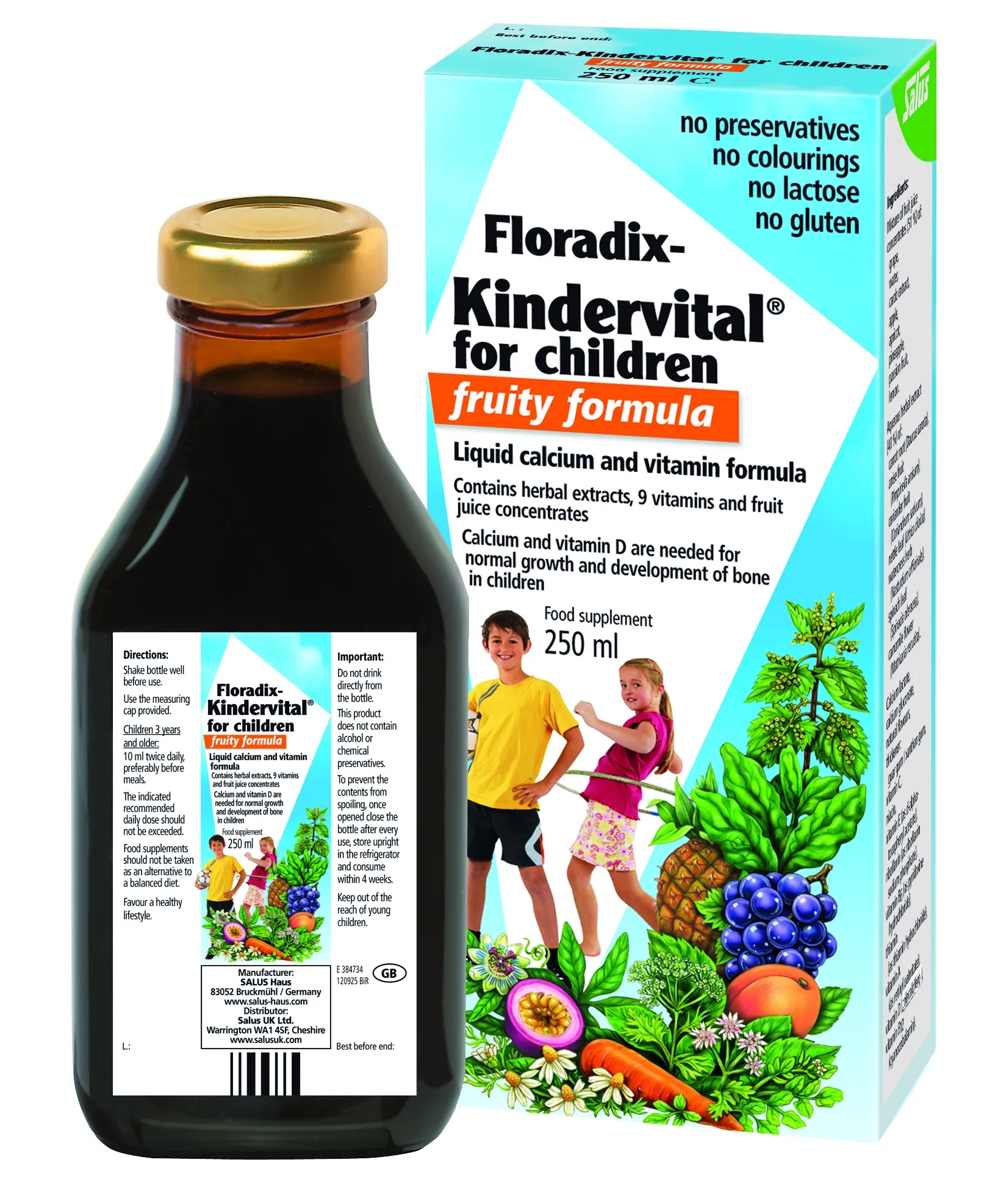 SALUS FLORADIX KINDERVITAL 250ML - Tootepilt 