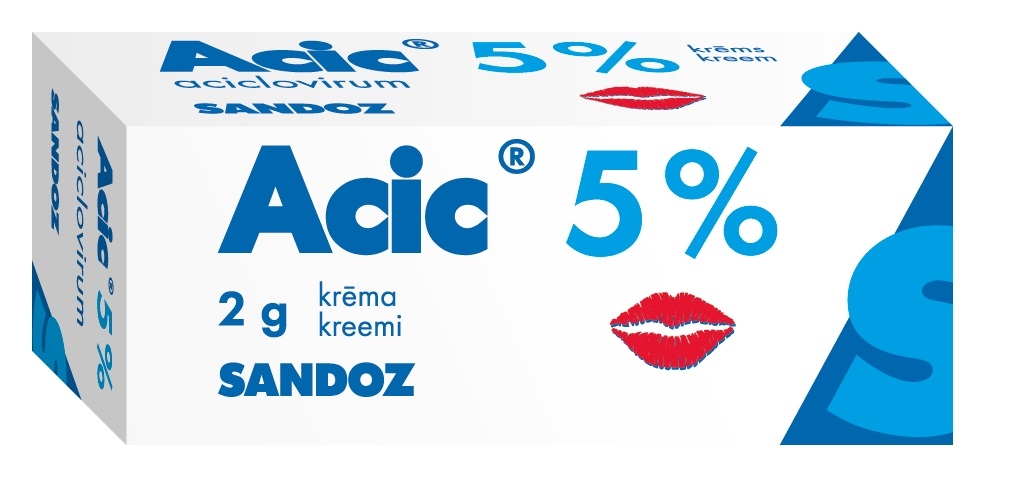 ACIC 5% KREEM 50MG/G 2G - Tootepilt 