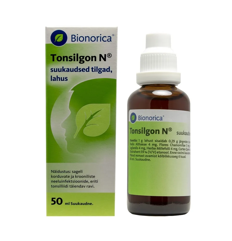 TONSILGON N SUUKAUDSED TILGAD 50ML - Tootepilt 