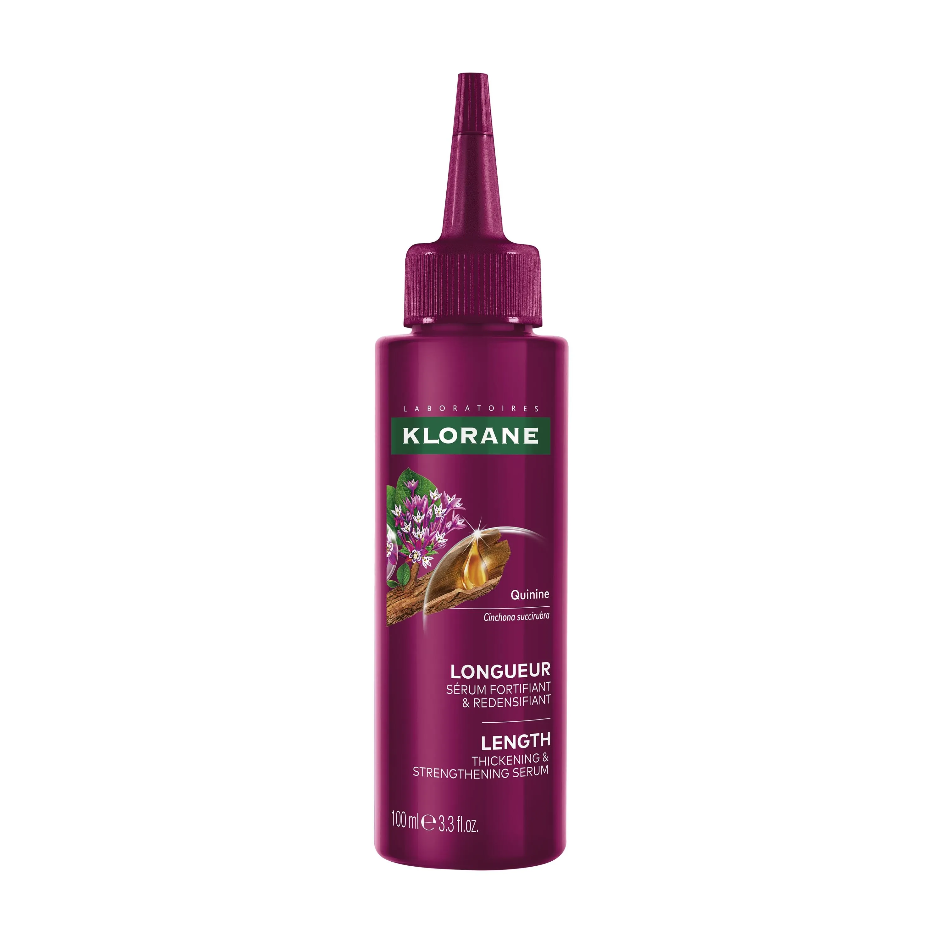 KLORANE JUUKSESEERUM JUUSTE KASVU AKTIVEERIV 100ML - Tootepilt 