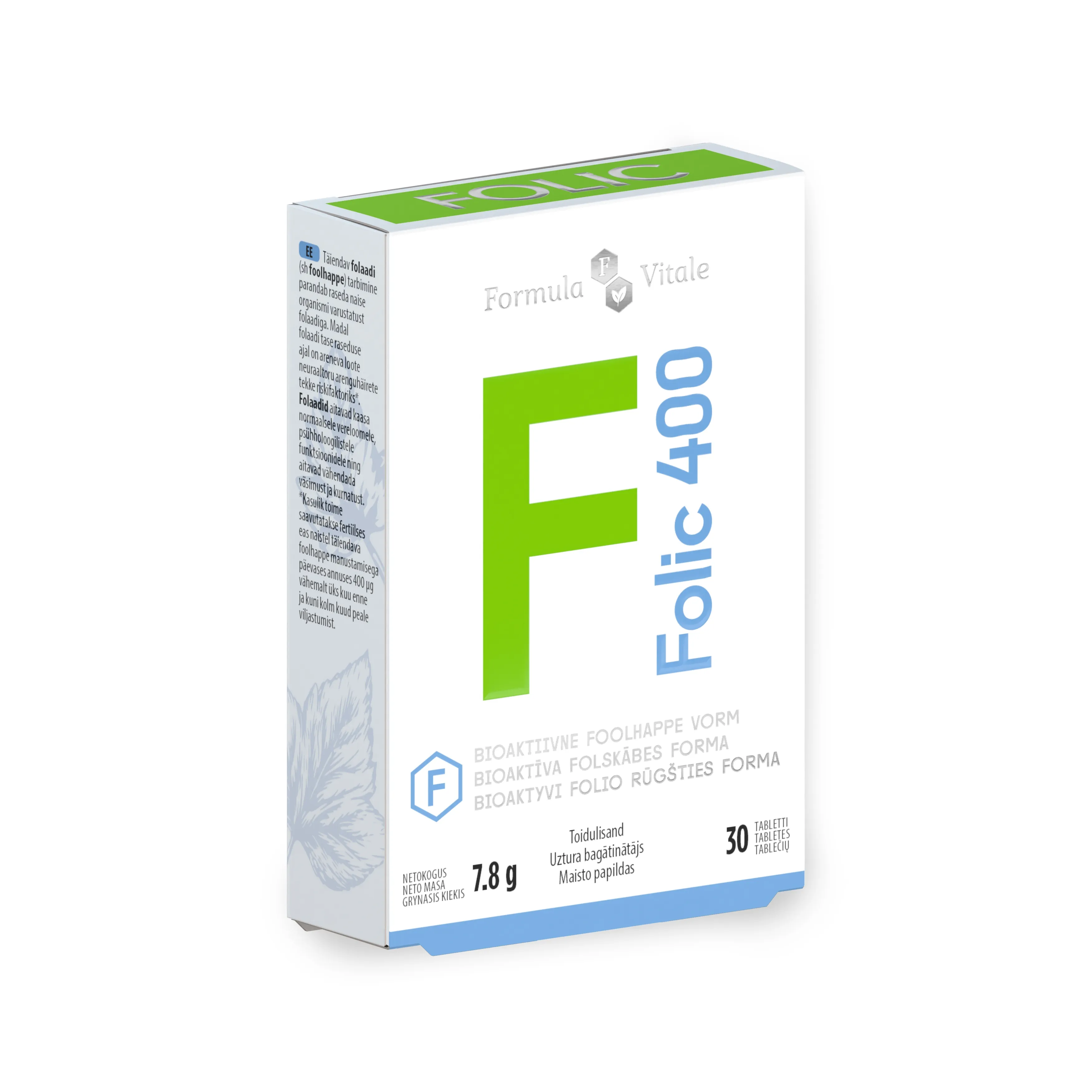 FORMULA VITALE FOLIC 400 N30 - Tootepilt 