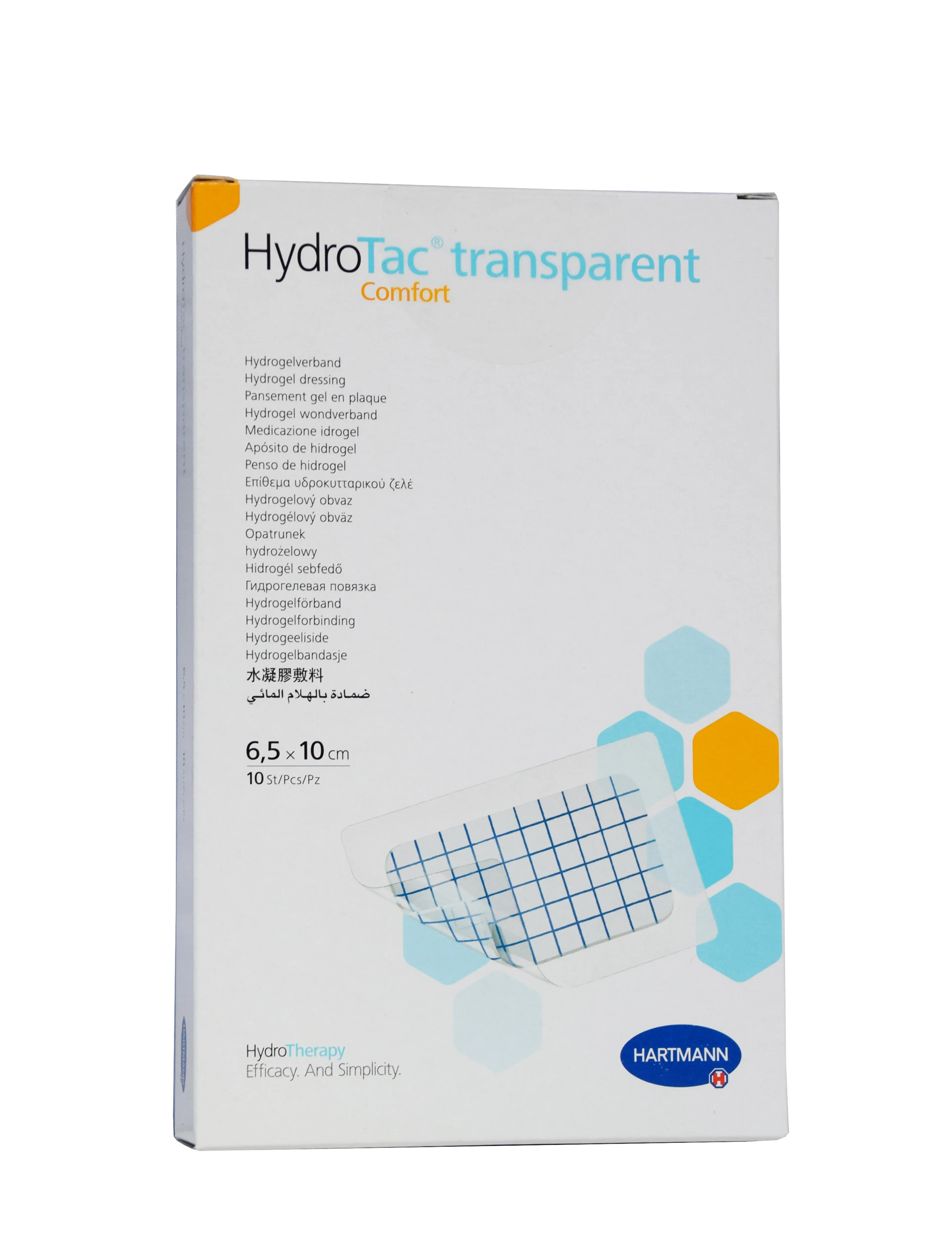 HYDROTAC TRANSPARENT COMFORT HAAVASIDE 6,5X10CM N10 - Tootepilt 