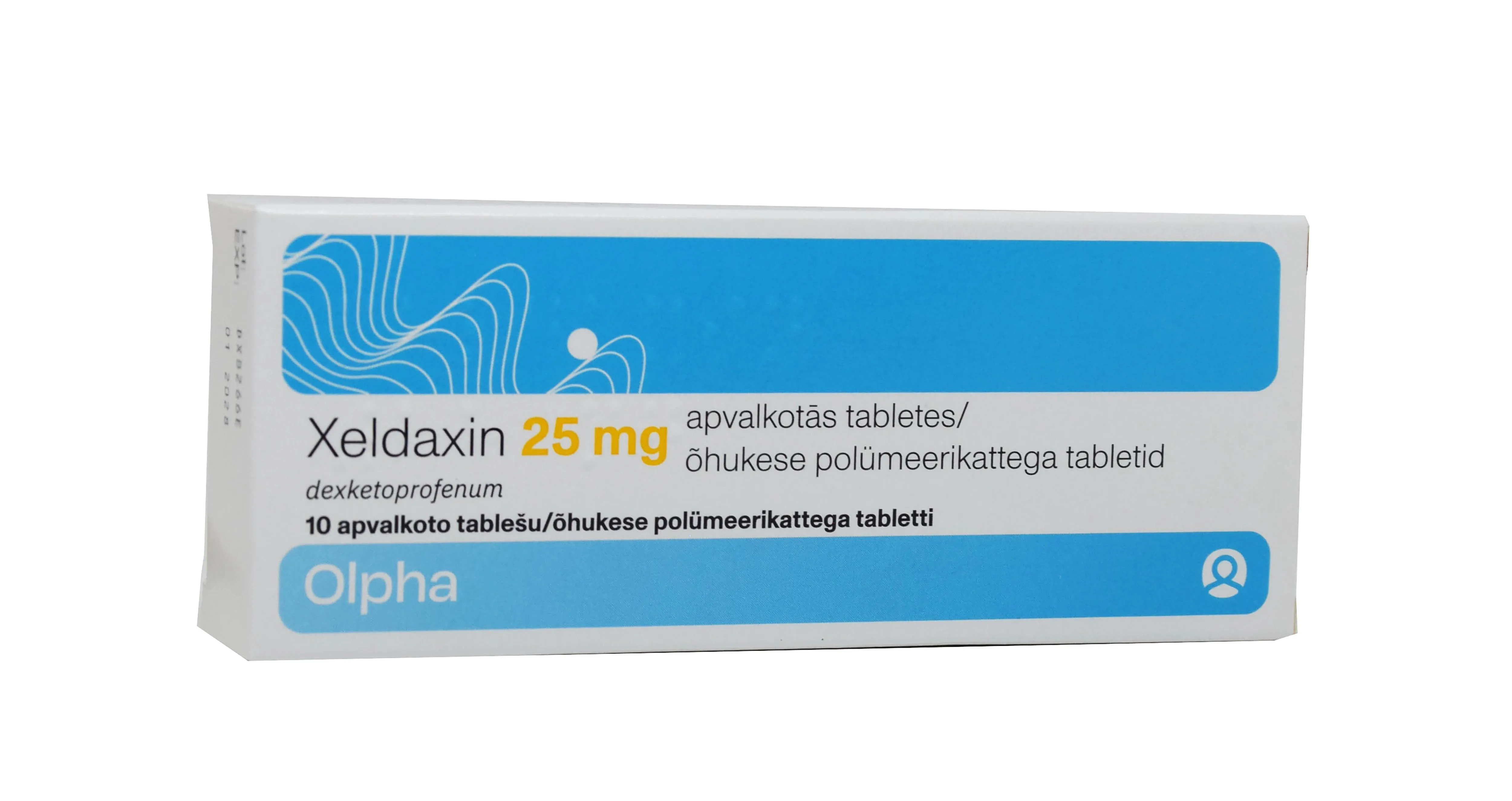 XELDAXIN 25MG ÕHUKESE POLÜMEERKATTEGA TBL N10 - Tootepilt 