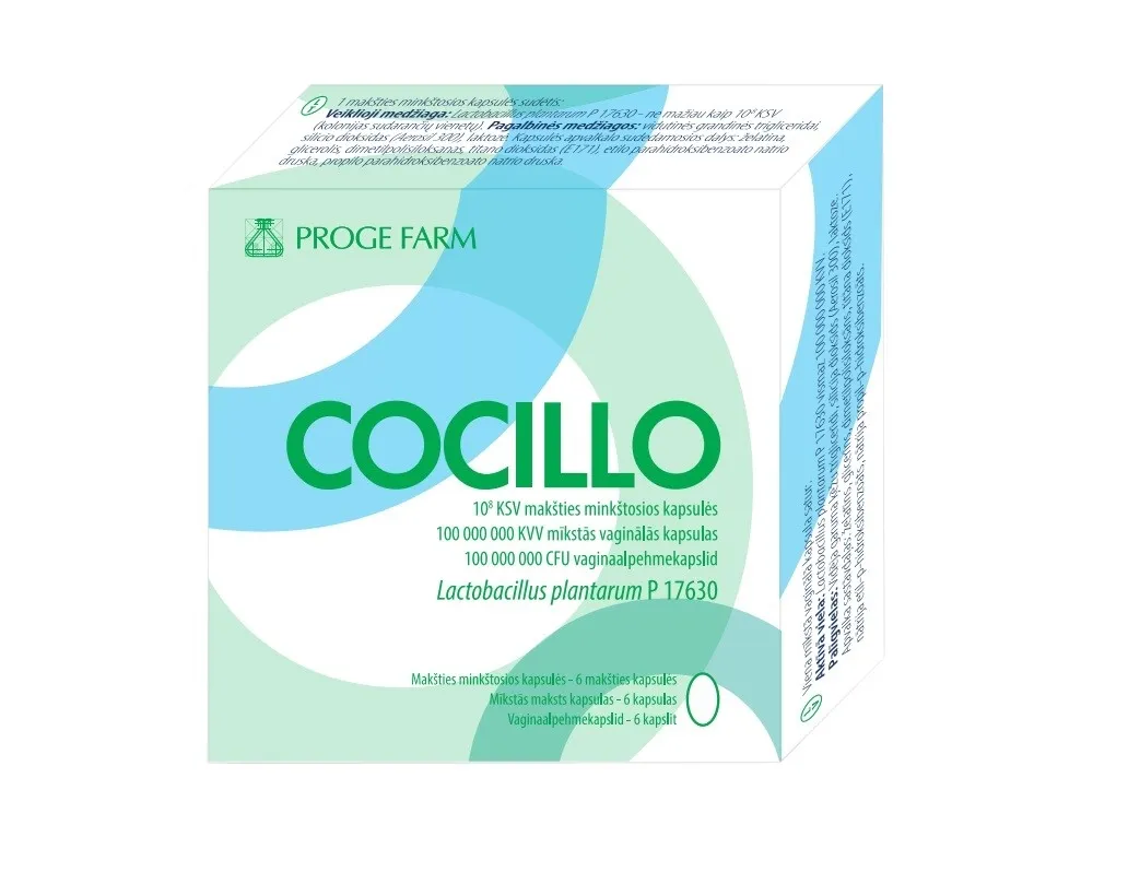 COCILLO VAGINAALSED PEHMEKAPSLID N6 - Tootepilt 