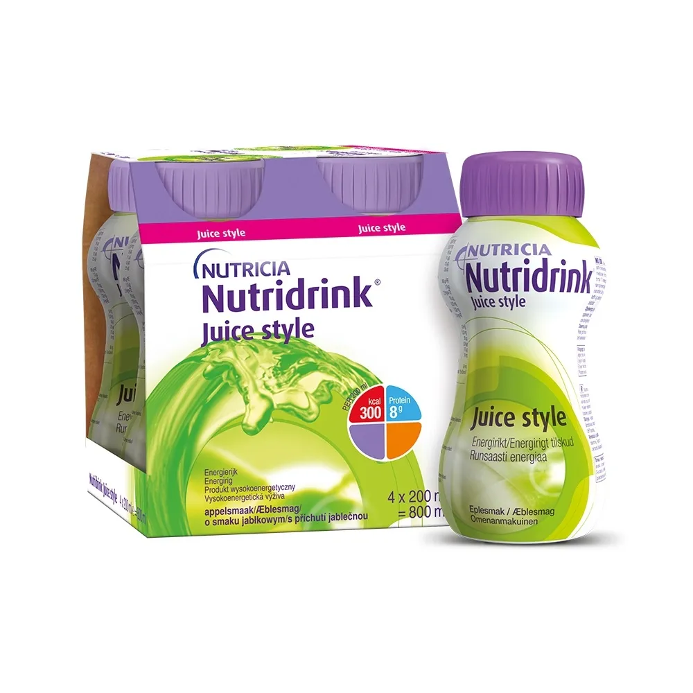 NUTRIDRINK JS MAHLALAADNE ÕUNAMAITSELINE 200ML N4 - Tootepilt 