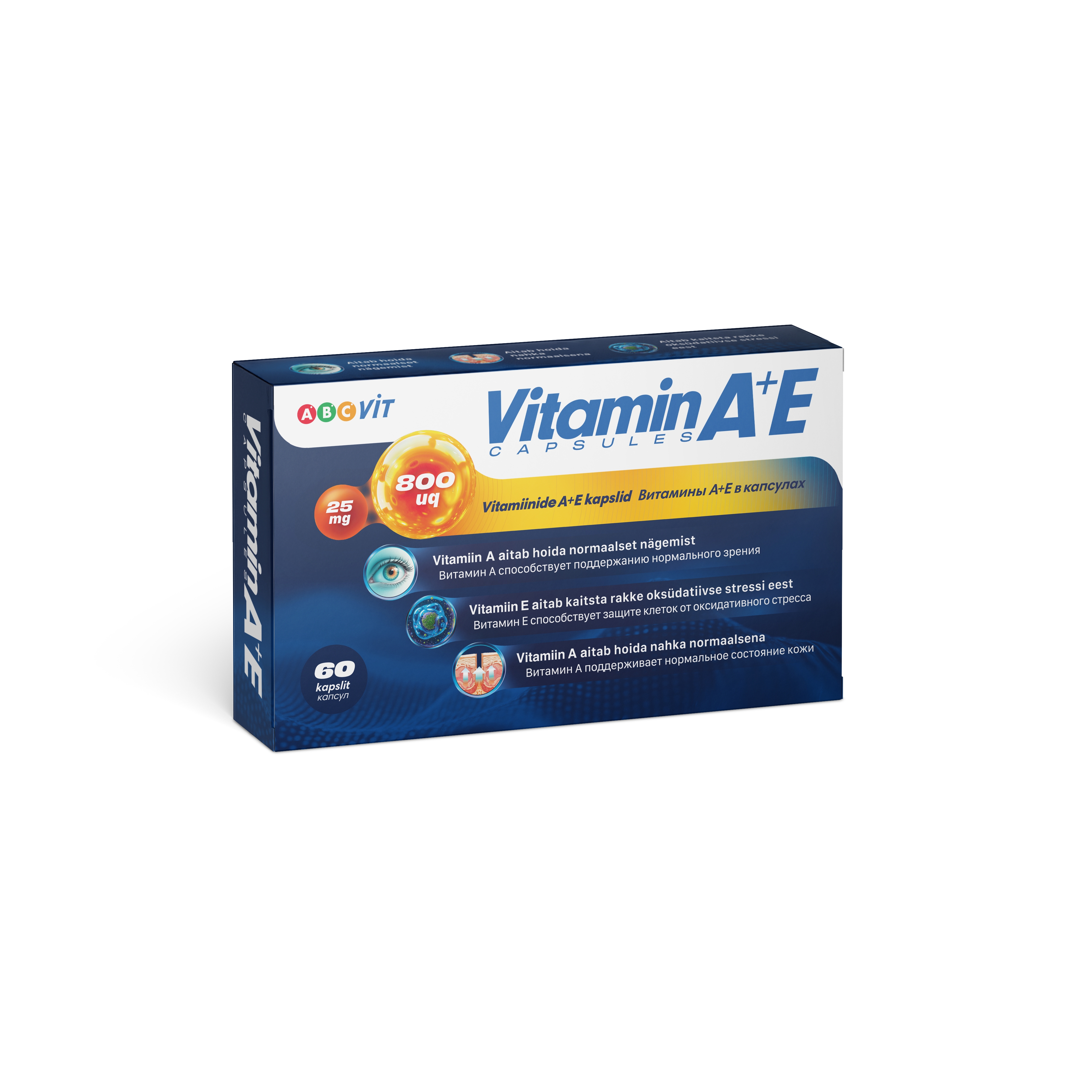 VITAMIIN A+E CAPS ABC VIT N60 - Tootepilt 