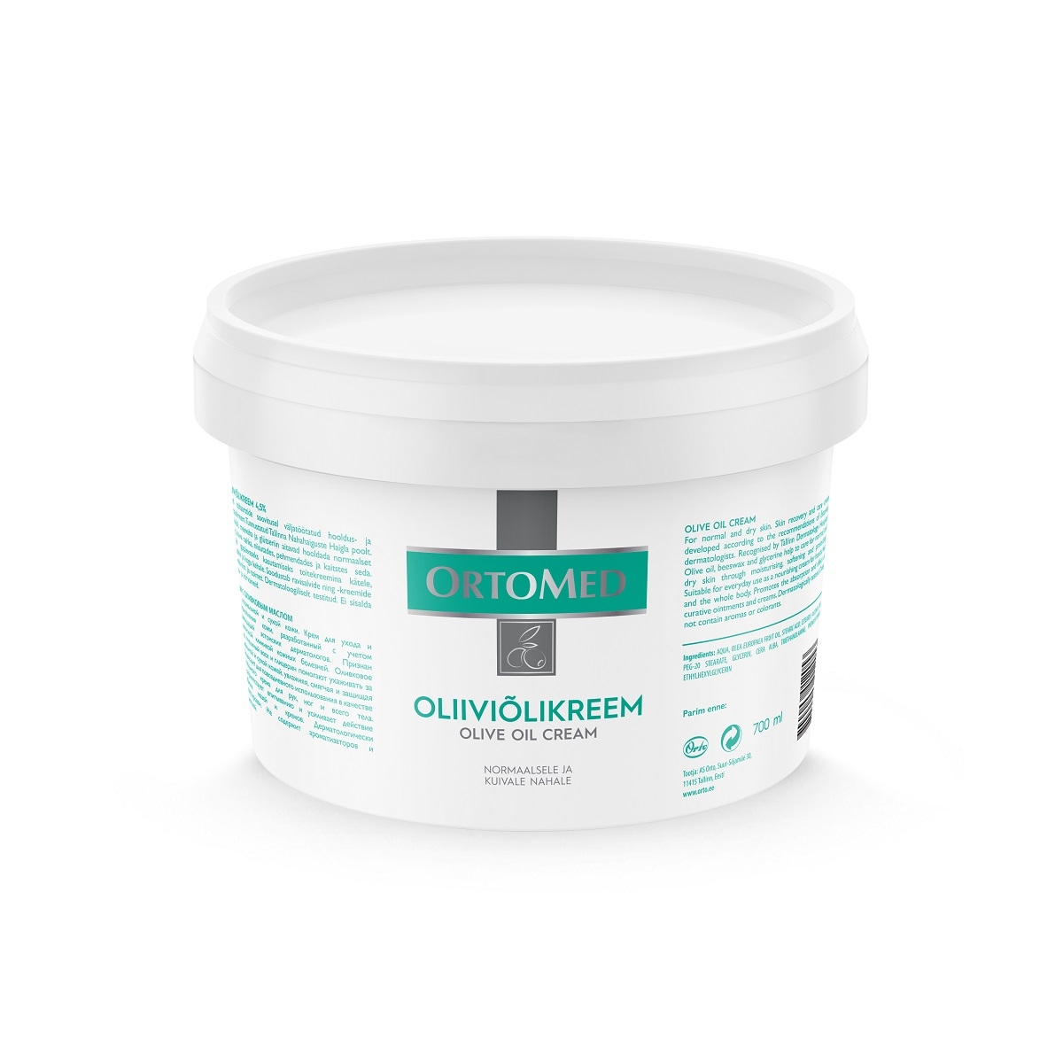 ORTO KREEM ORTOMED OLIIVÕLI 700ML - Tootepilt 