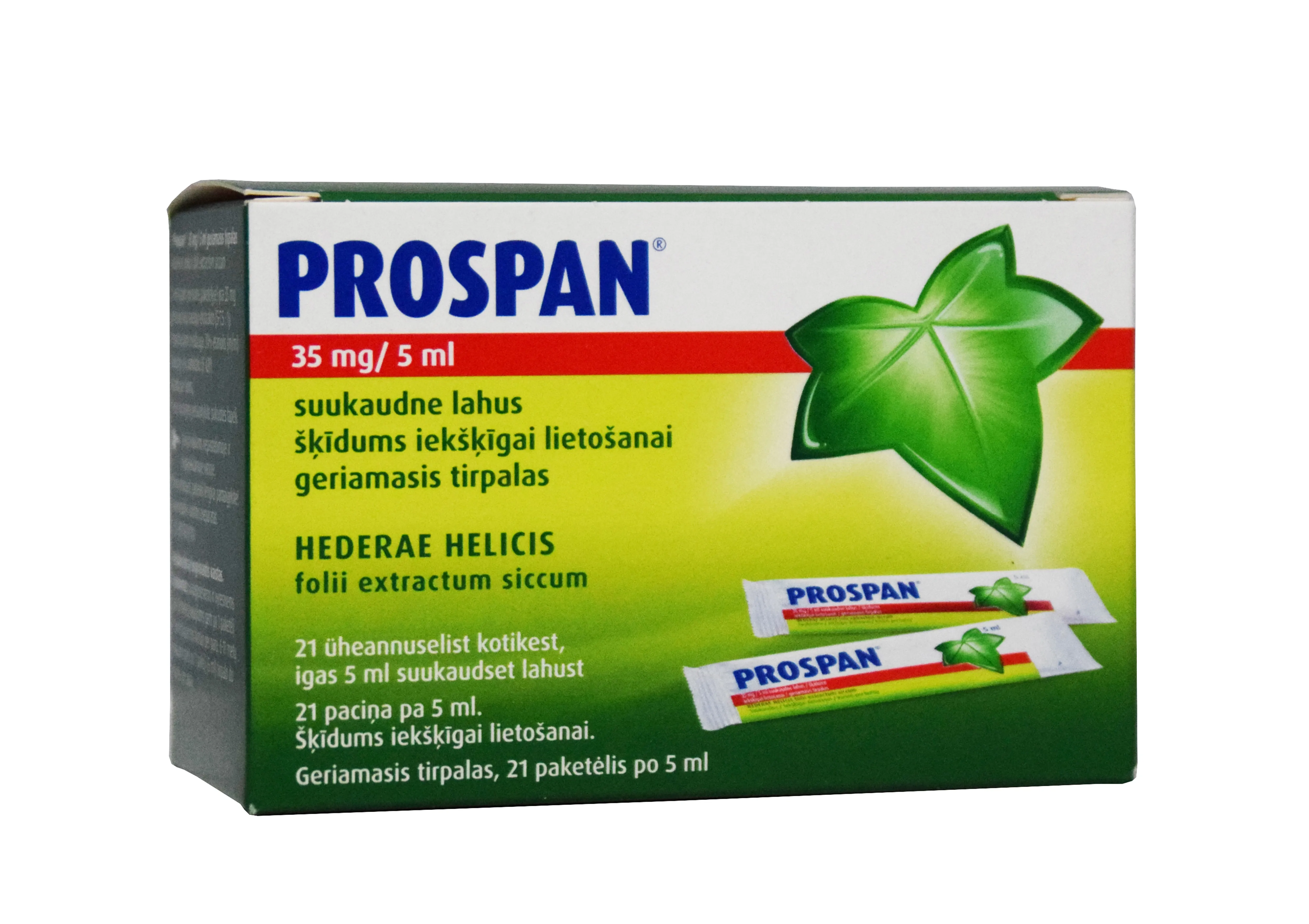 PROSPAN SUUKAUDNE LAHUS 7MG/ML 5ML N21 - Tootepilt 