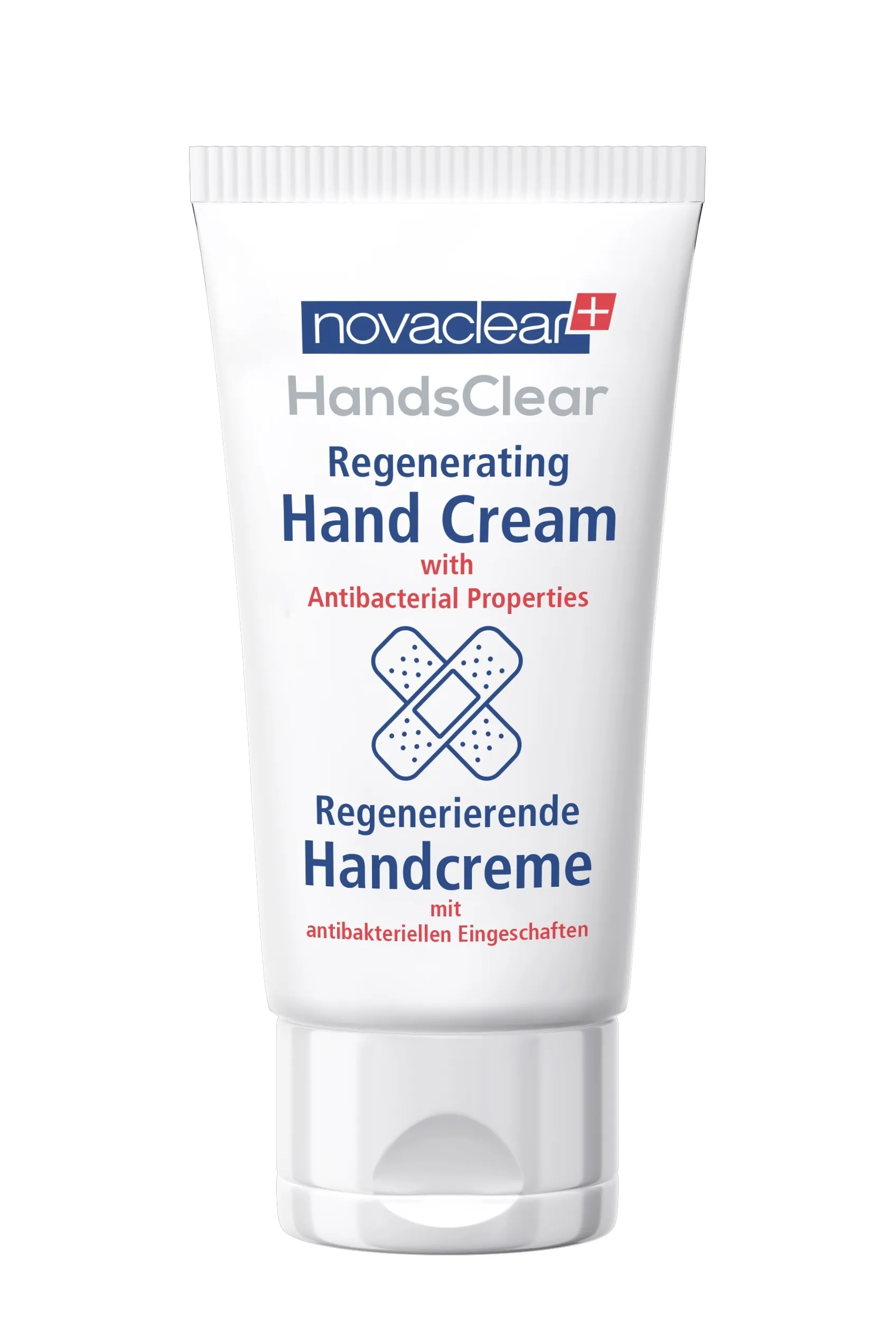 NOVACLEAR KÄTEKREEM ANTIBAKTERIAALSETE OMADUSTEGA 50ML - Tootepilt 