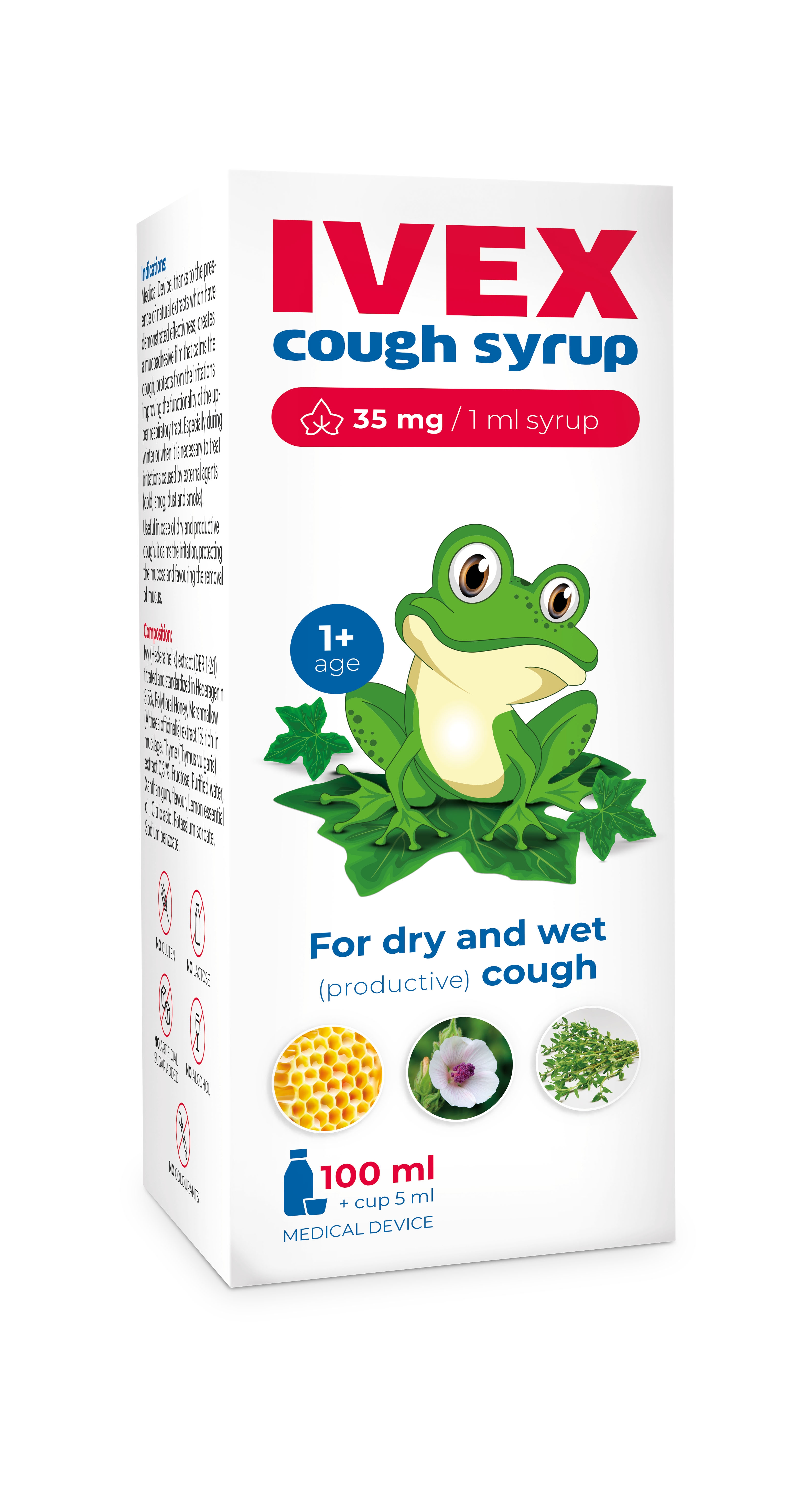 IVEX KÖHASIIRUP 100ML - Tootepilt 