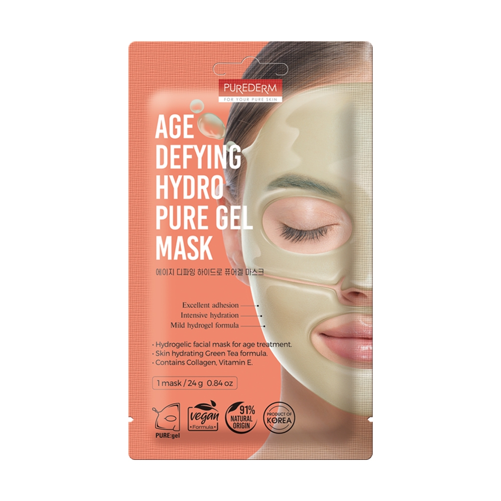 PUREDERM VANANEMISVASTANE HÜDROGEELMASK - Tootepilt 