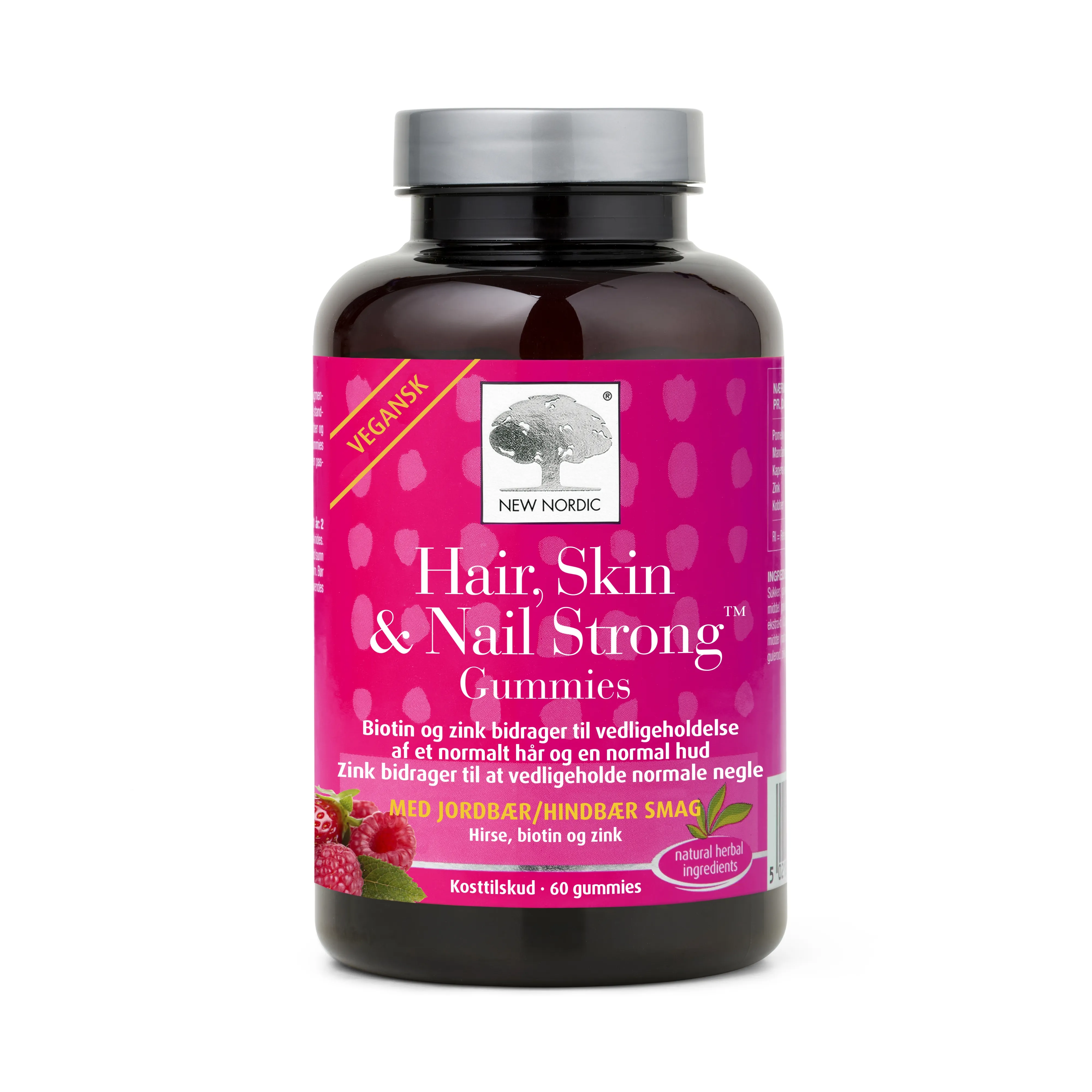 NEW NORDIC HAIR, SKIN & NAIL STRONG GUMMIES N60 - Tootepilt 