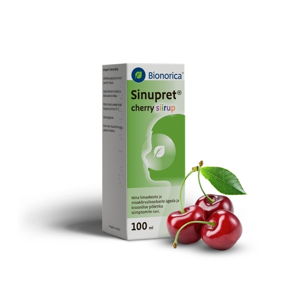 SINUPRET CHERRY SIIRUP 100ML - Tootepilt 