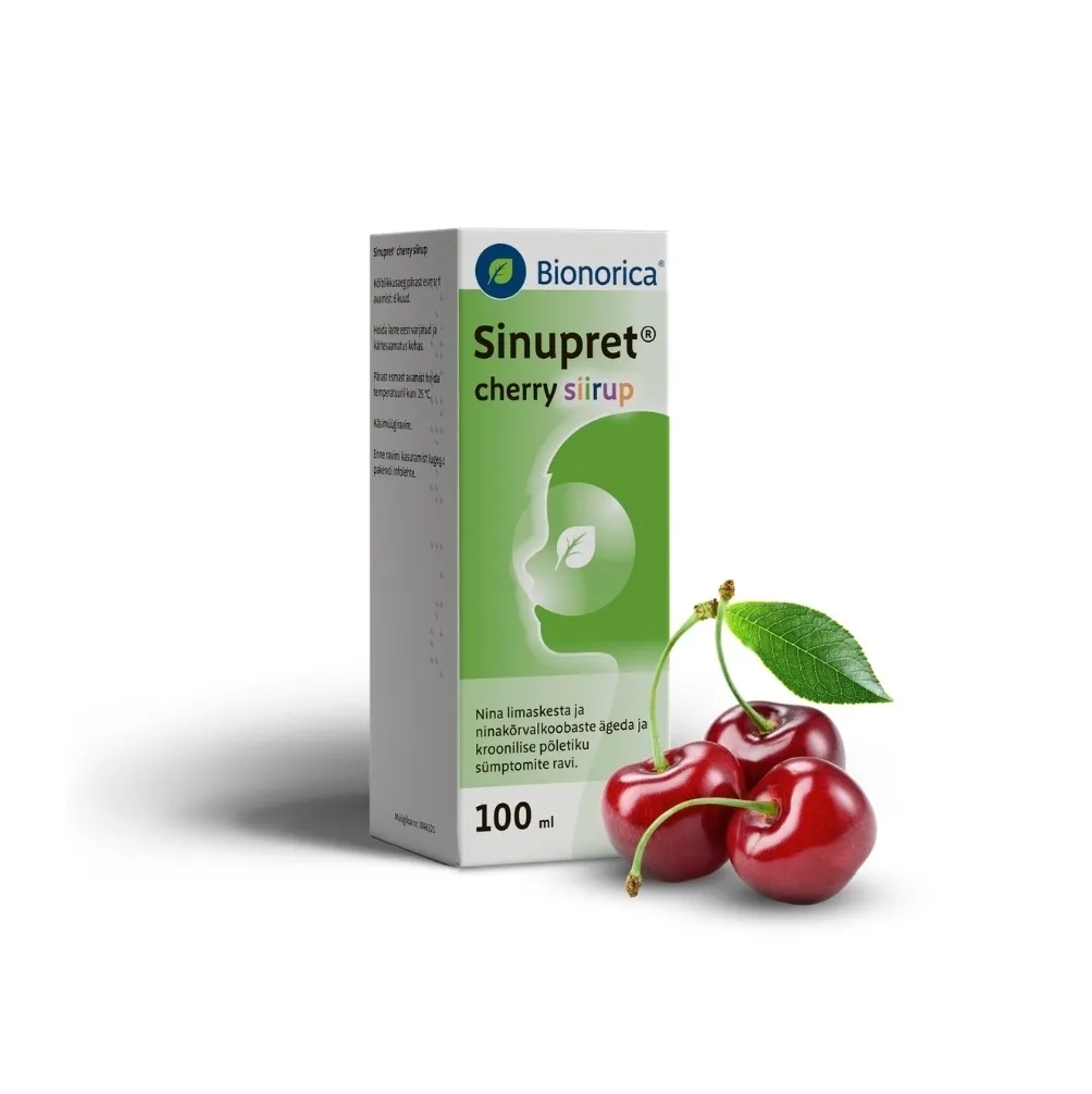 SINUPRET CHERRY SIIRUP 100ML - Tootepilt 