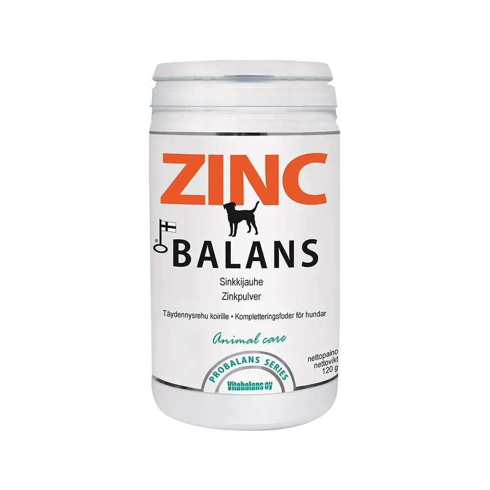 Vitabalans Probalans Zincbalans toidulisand koertele 120 g - Tootepilt 
