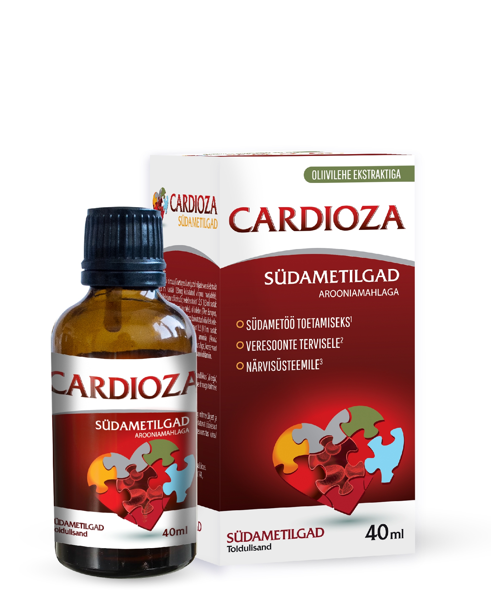 CARDIOZA SÜDAMETILGAD 40ML - Tootepilt 
