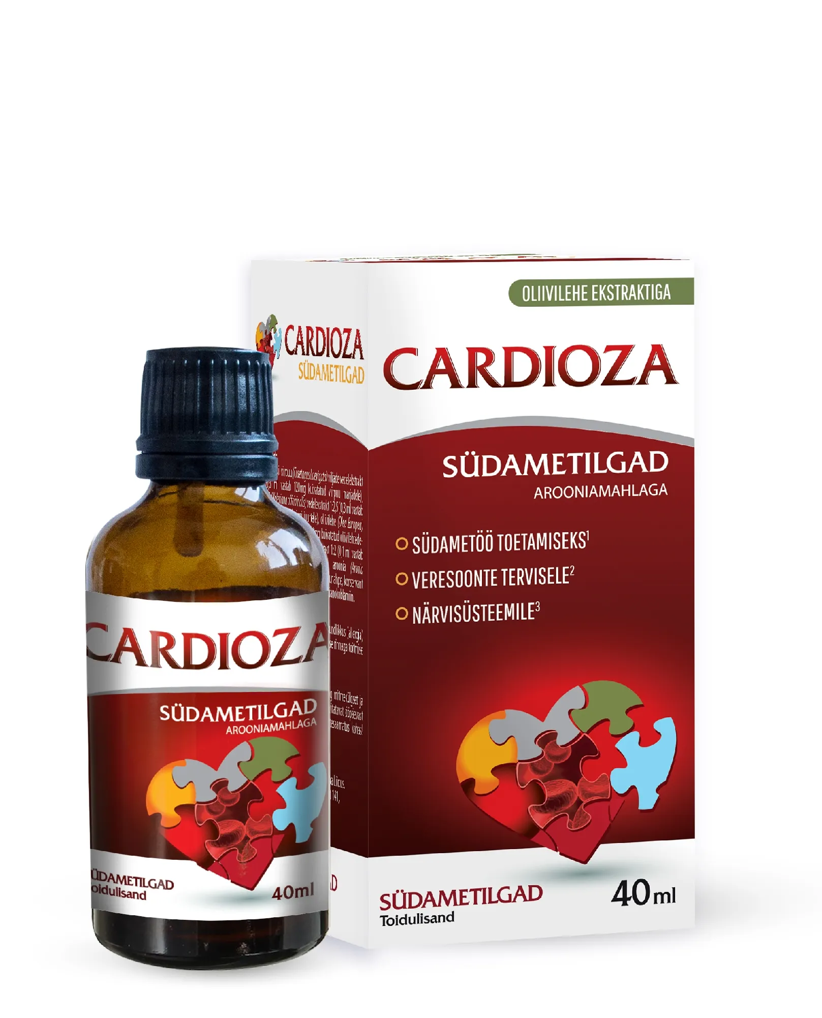 CARDIOZA SÜDAMETILGAD 40ML - Tootepilt 