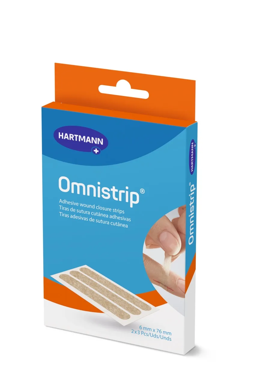 OMNISTRIP HAAVASULGEMISPLAASTER 6X76MM N3X2 - Tootepilt 