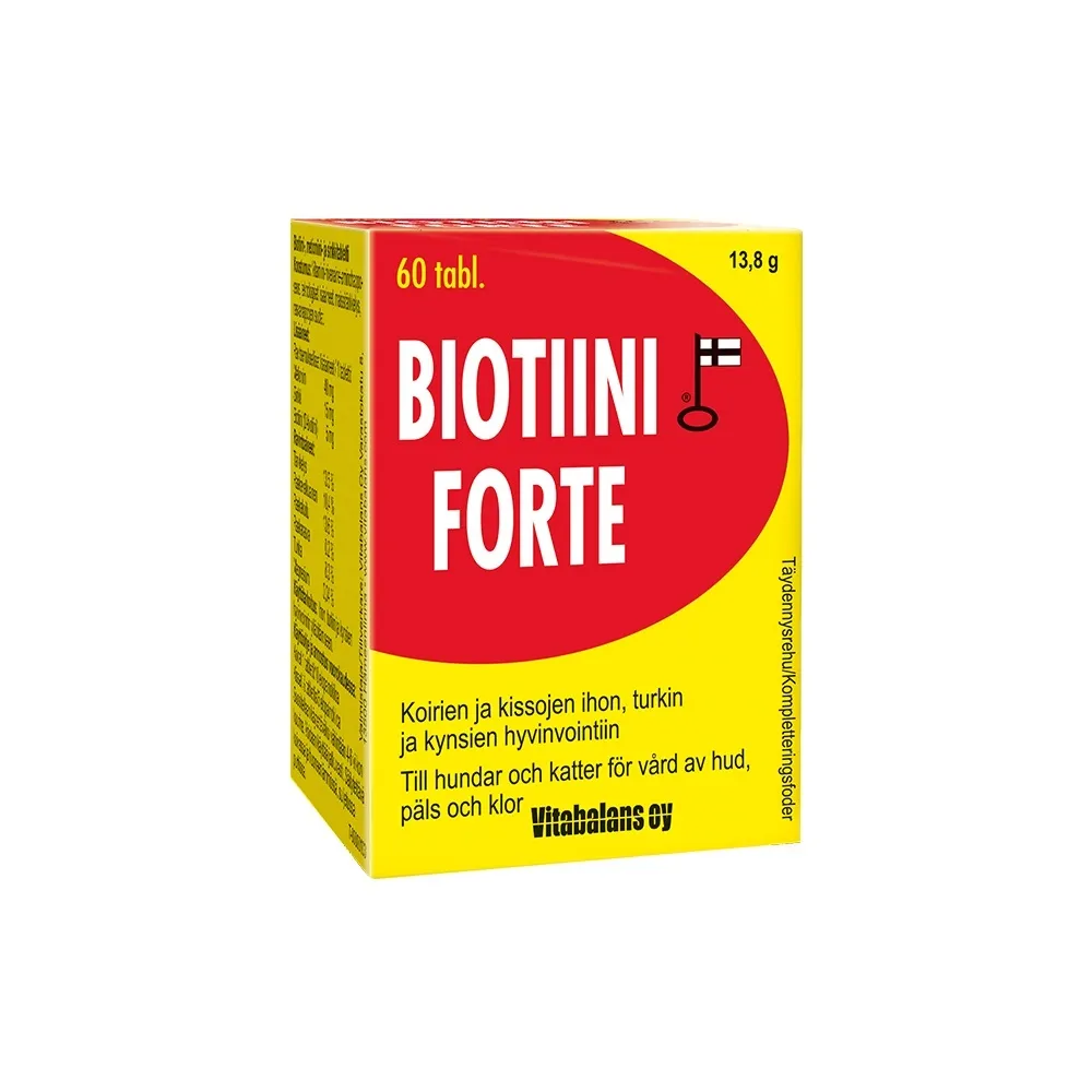 Vitabalans Biotiini forte tbl N60 - Tootepilt 