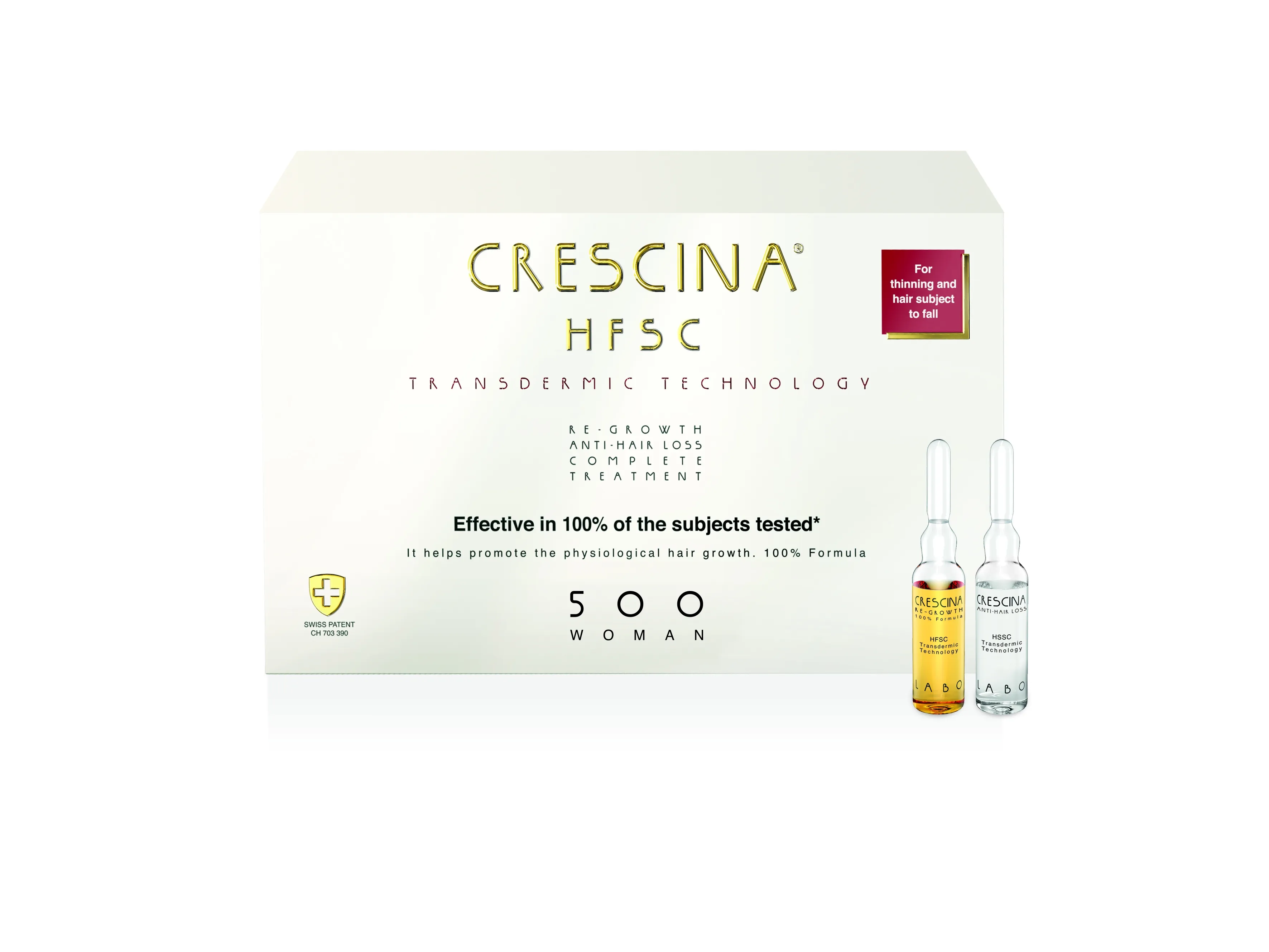 CRESCINA TRANSDERMIC AMPULLID HFSC 500 NAISED 3,5ML N20+N20 - Tootepilt 