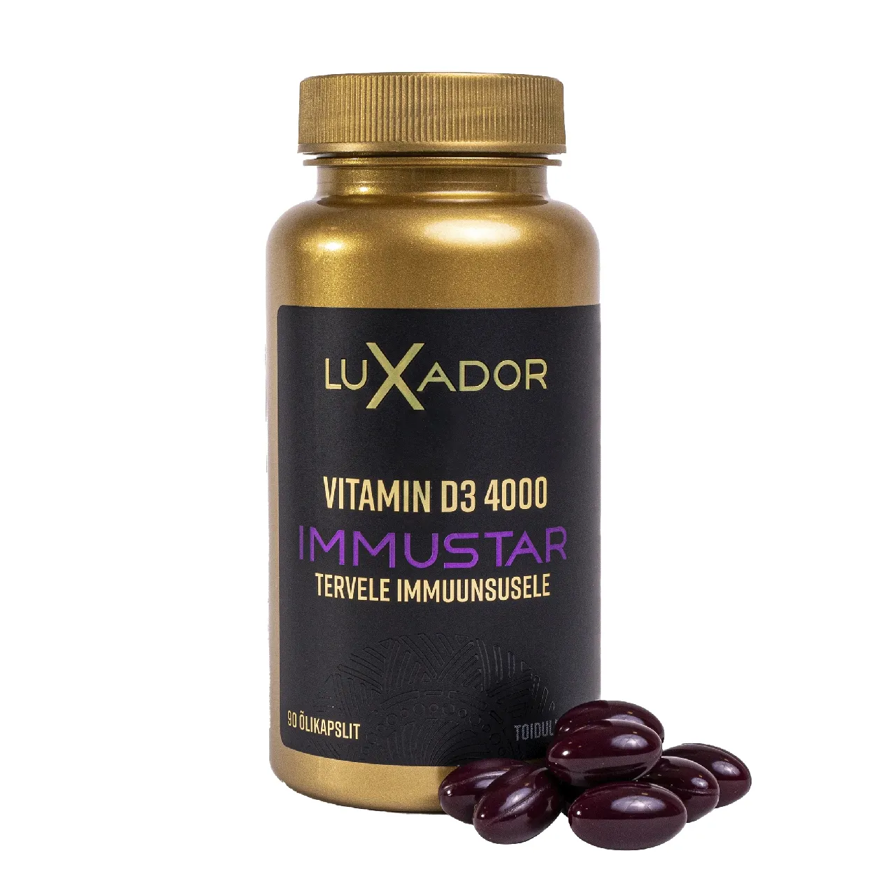 LUXADOR IMMUSTAR VITAMIIN D3 ÕLIKAPSLID 4000IU N90 - Tootepilt 