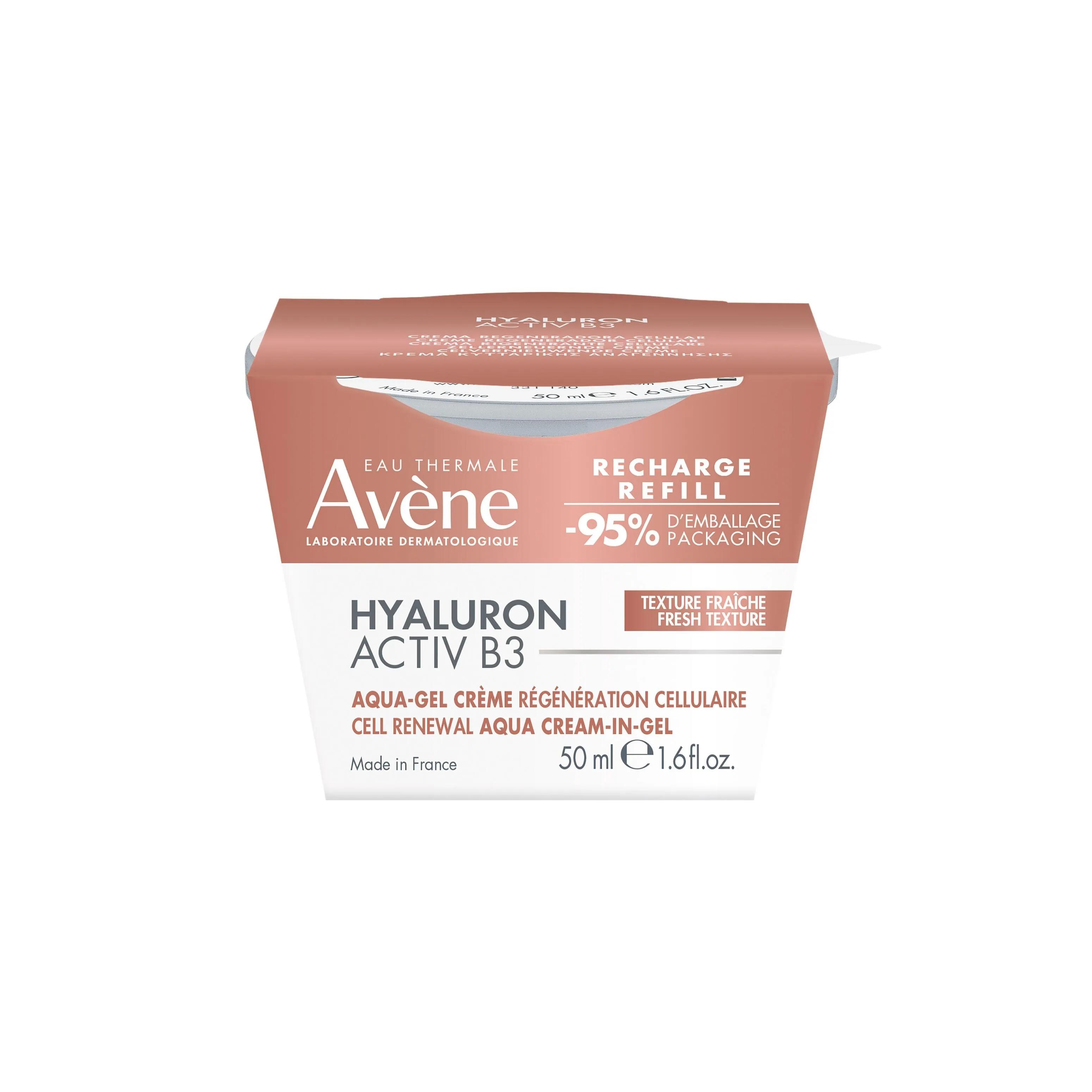 AVENE HYALURON ACTIV B3 AQUA-GEL TÄITEPAKEND 50ML - Tootepilt 